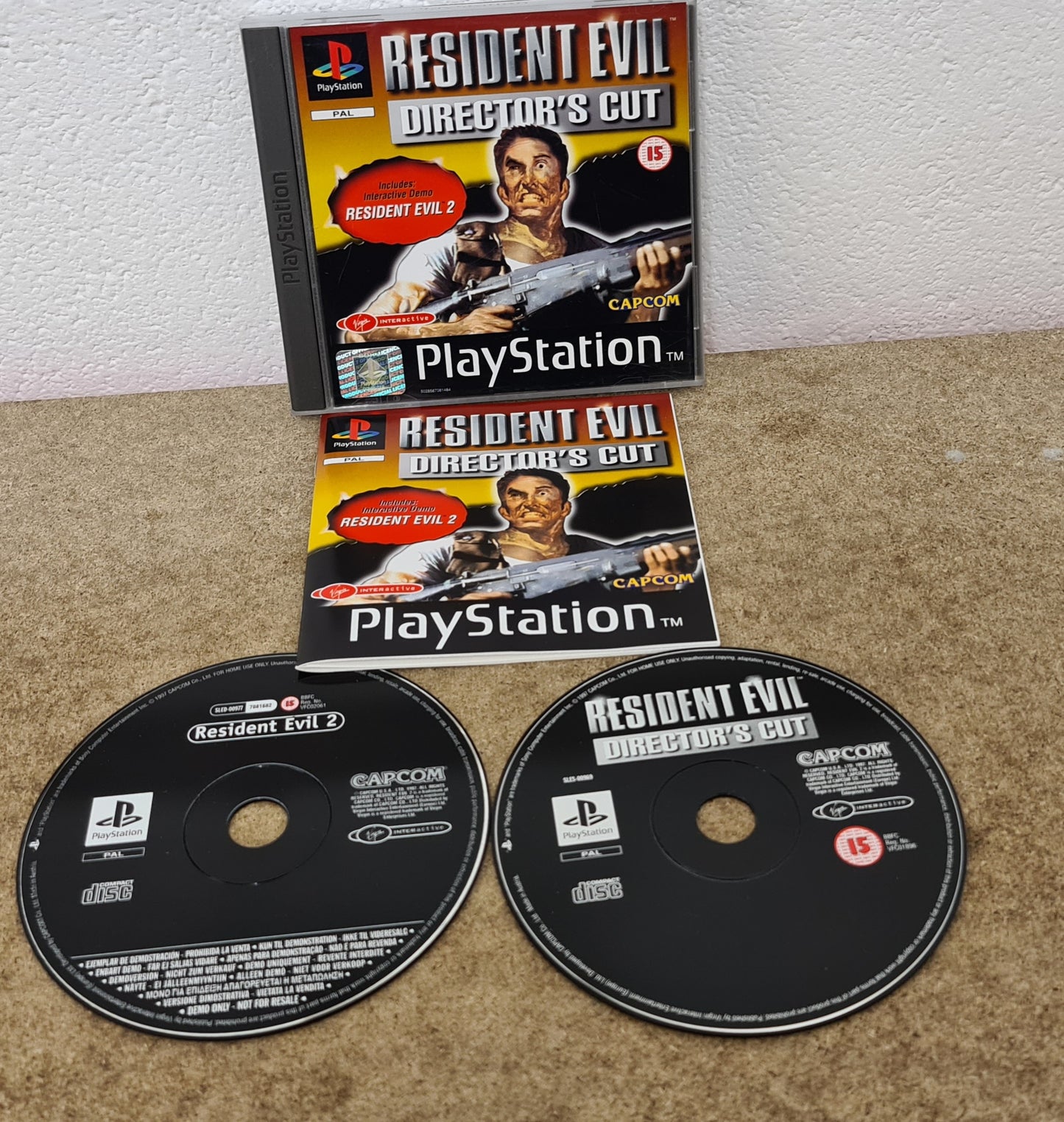 Resident Evil Directors Cut Sony Playstation 1 (PS1) Game