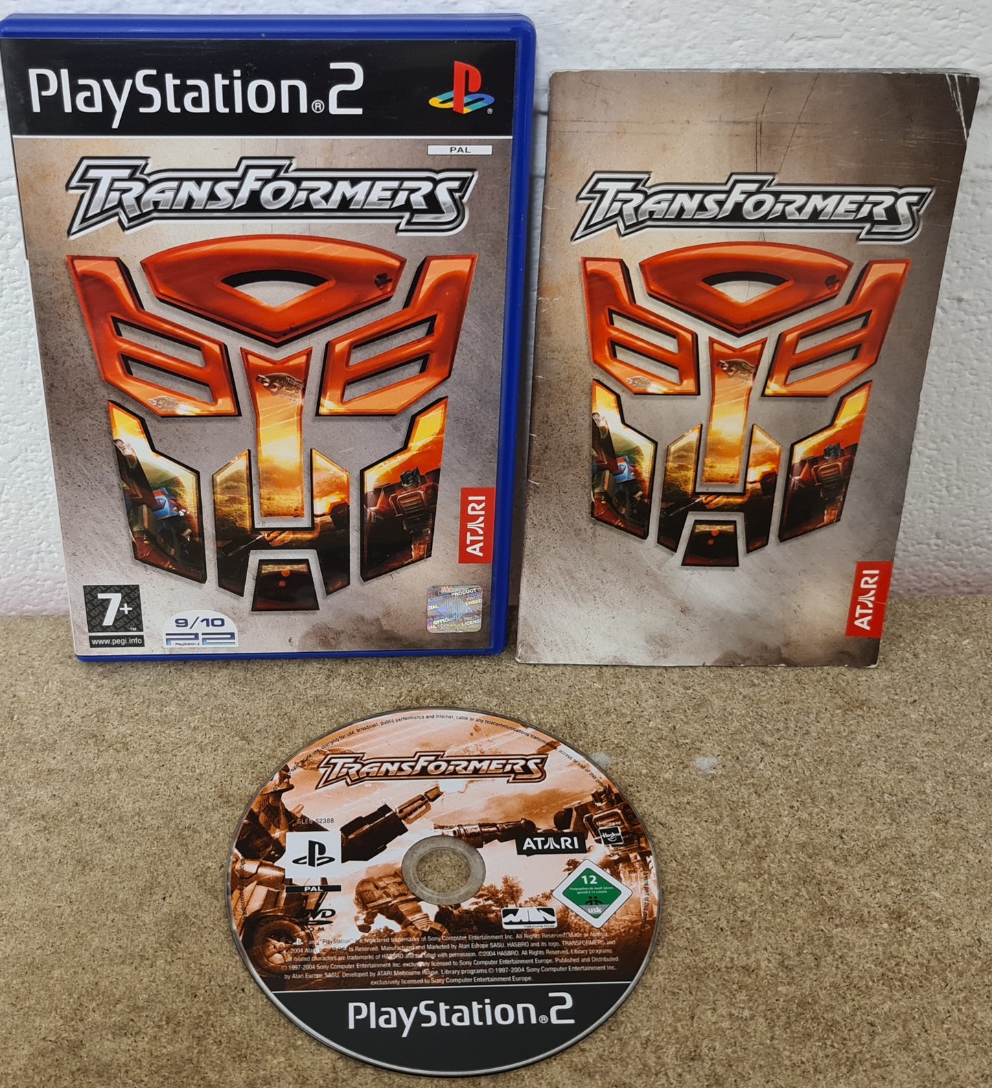 Transformers Sony Playstation 2 (PS2) Game