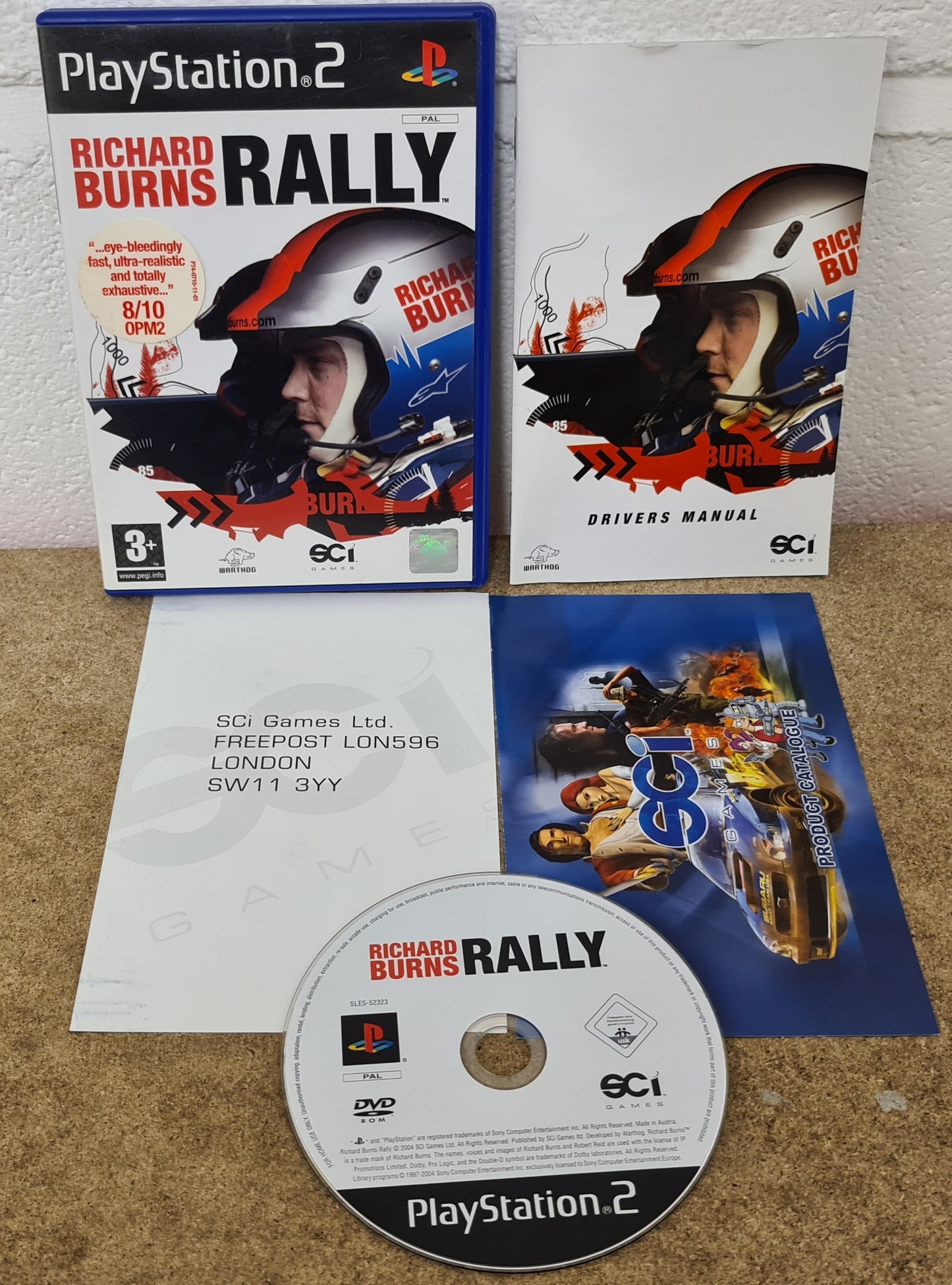 Richard Burns Rally Sony Playstation 2 (PS2) Game