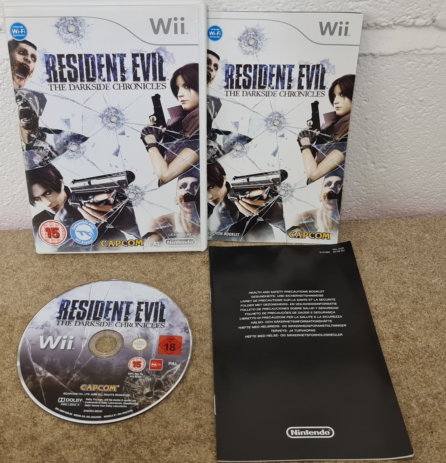 Resident Evil the Darkside Chronicles Nintendo Wii Game