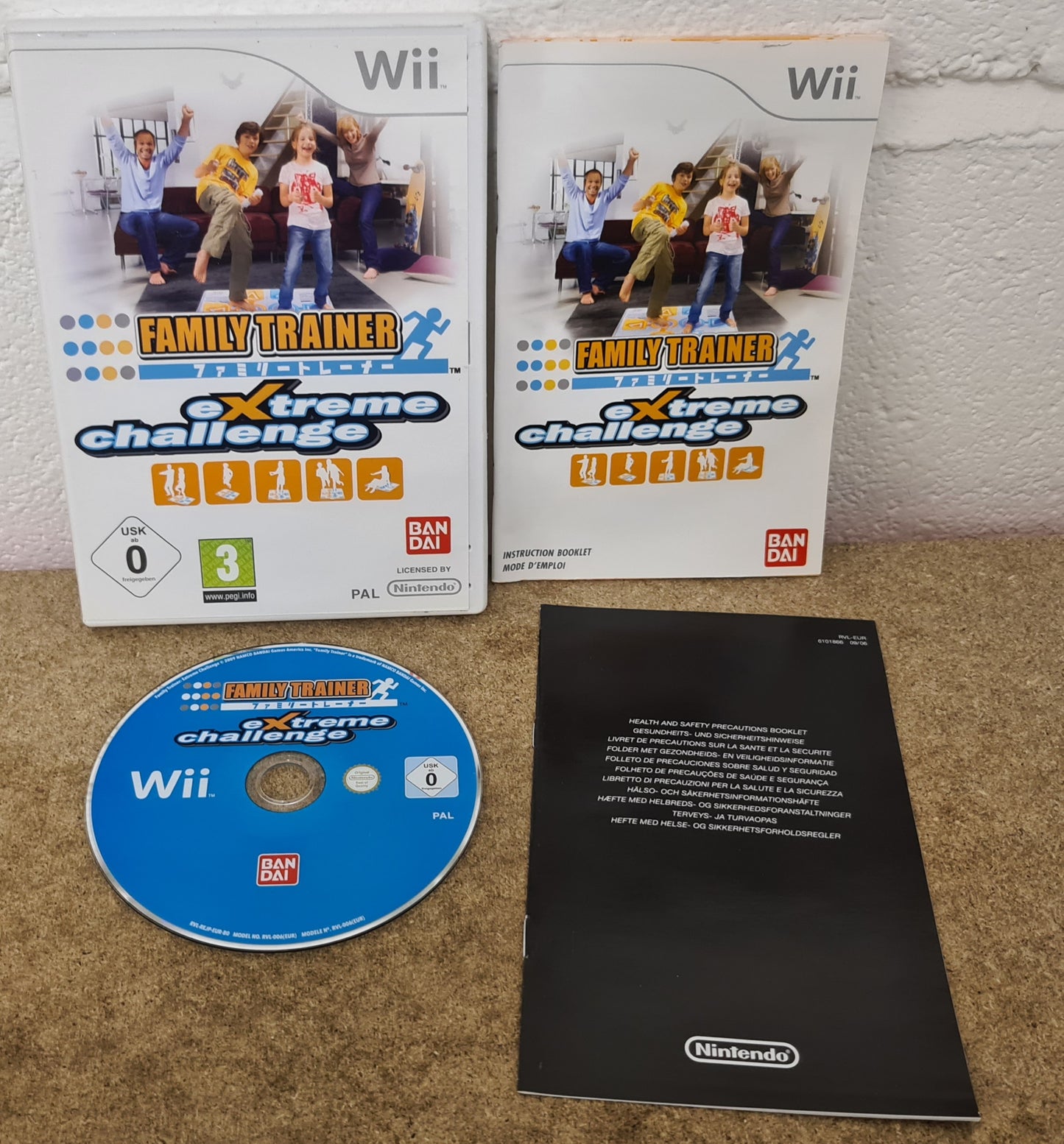 Family Trainer Extreme Challenge Nintendo Wii Game