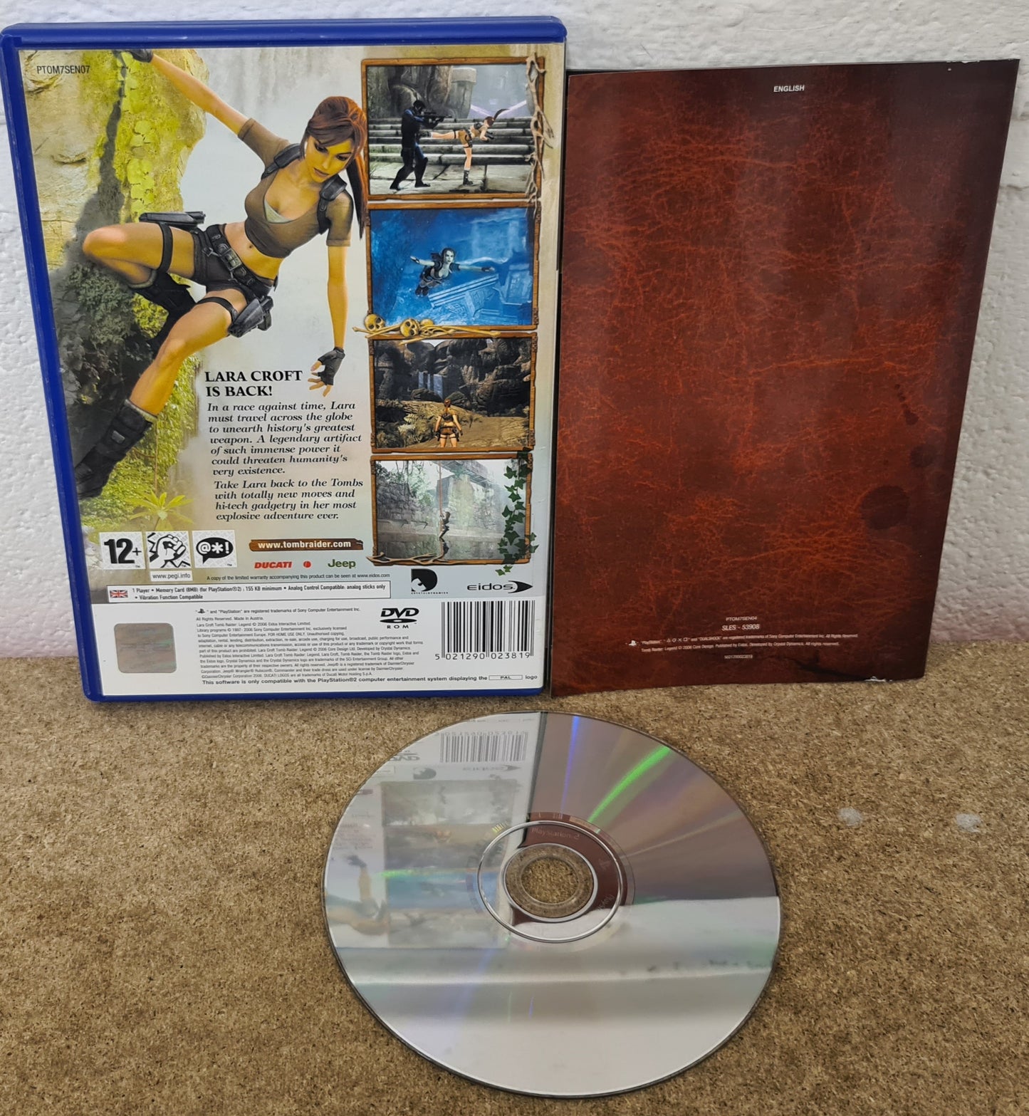 Lara Croft Tomb Raider Legend Sony Playstation 2 (PS2) Game