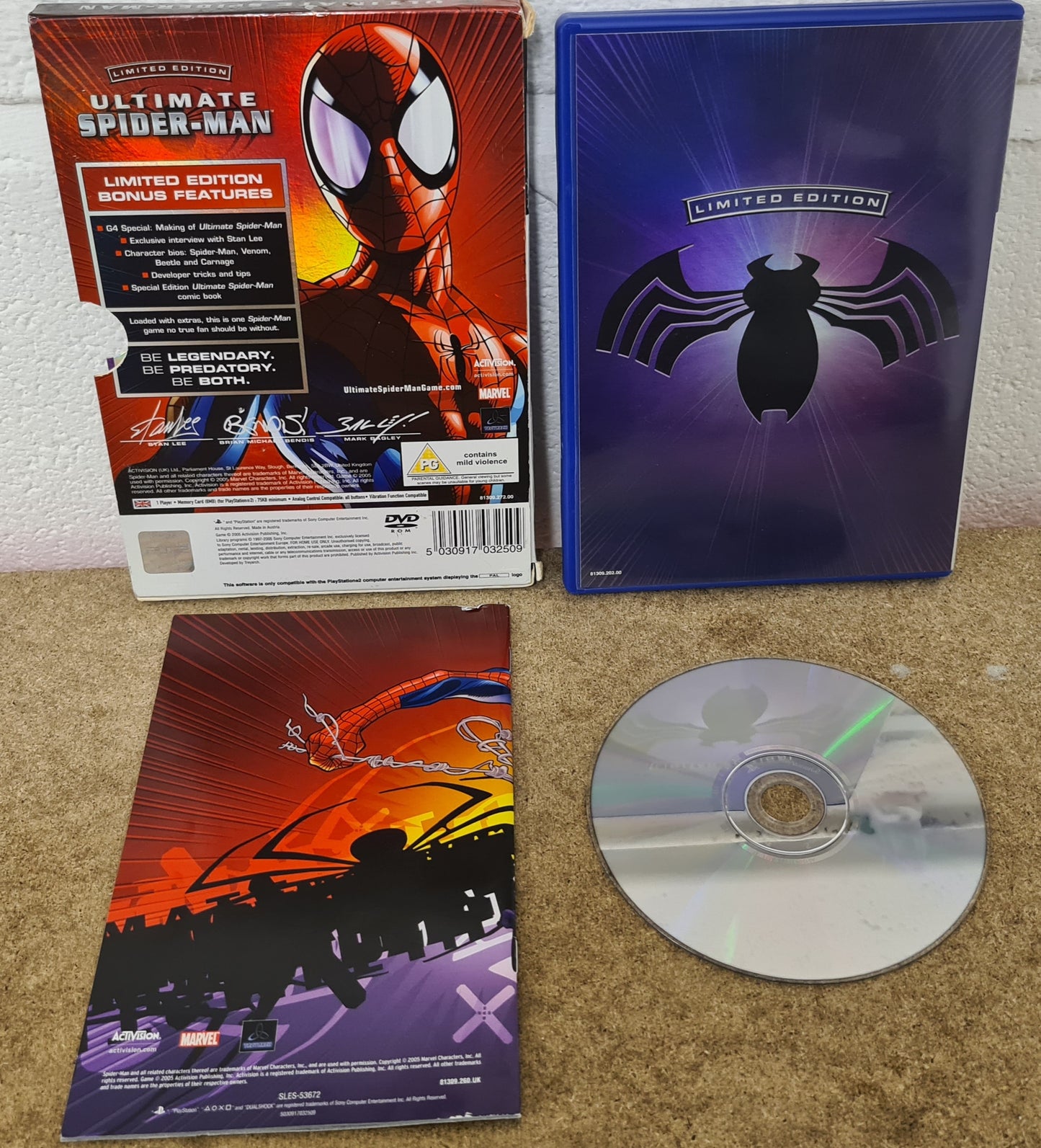 Ultimate Spider-Man Limited Edition Sony Playstation 2 (PS2) Game