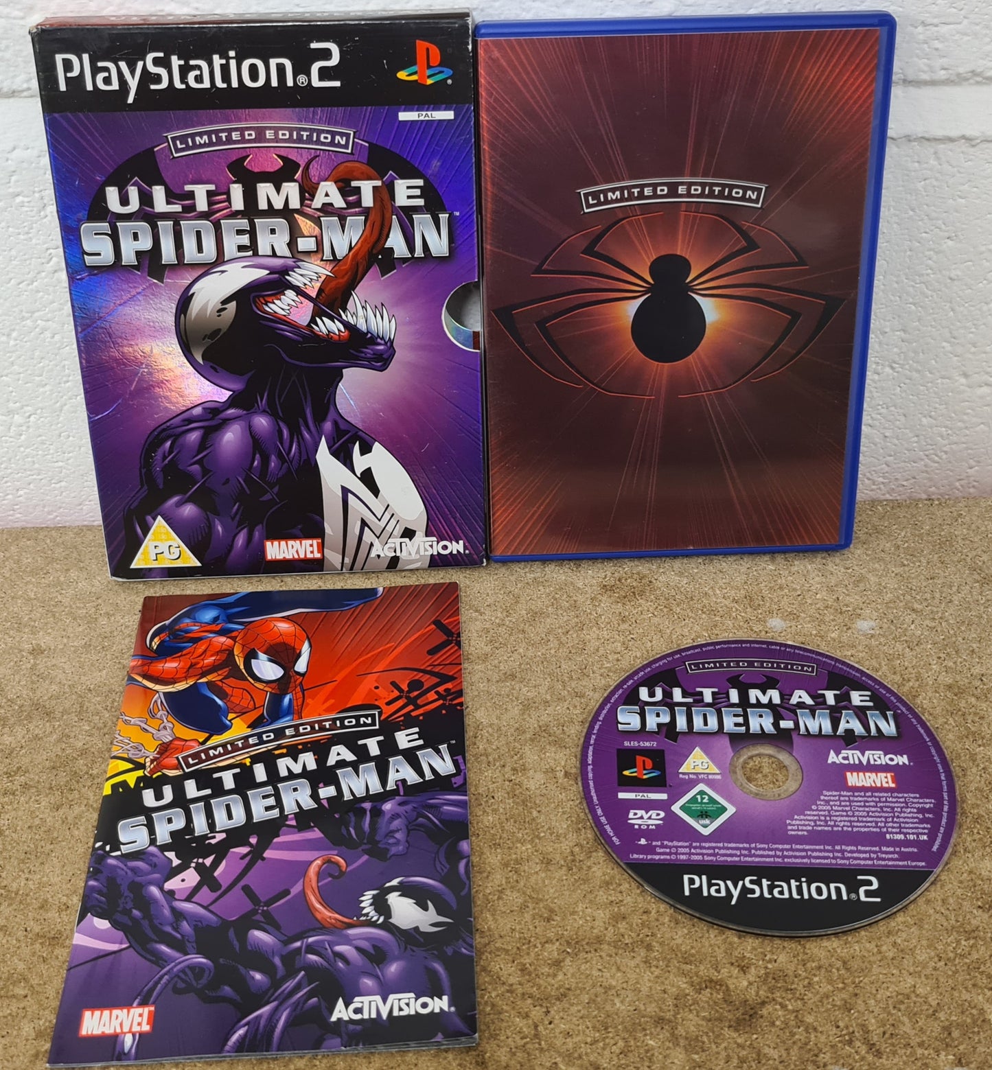 Ultimate Spider-Man Limited Edition Sony Playstation 2 (PS2) Game