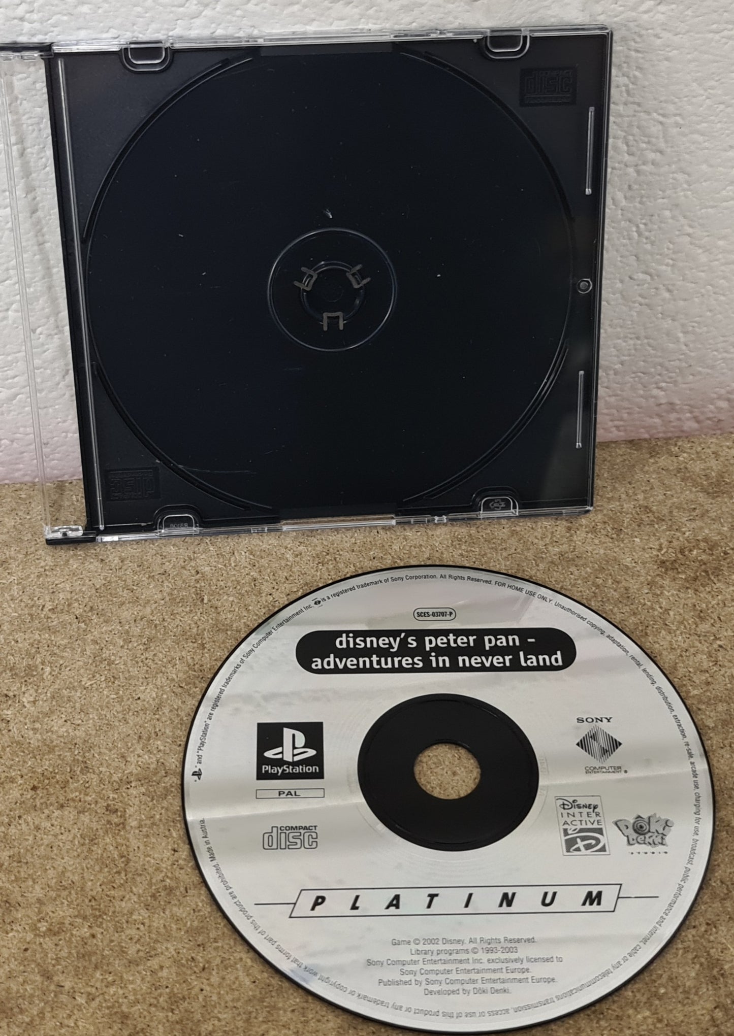 Disney's Peter Pan Adventures in Never Land Sony Playstation 1 (PS1) Game Disc Only
