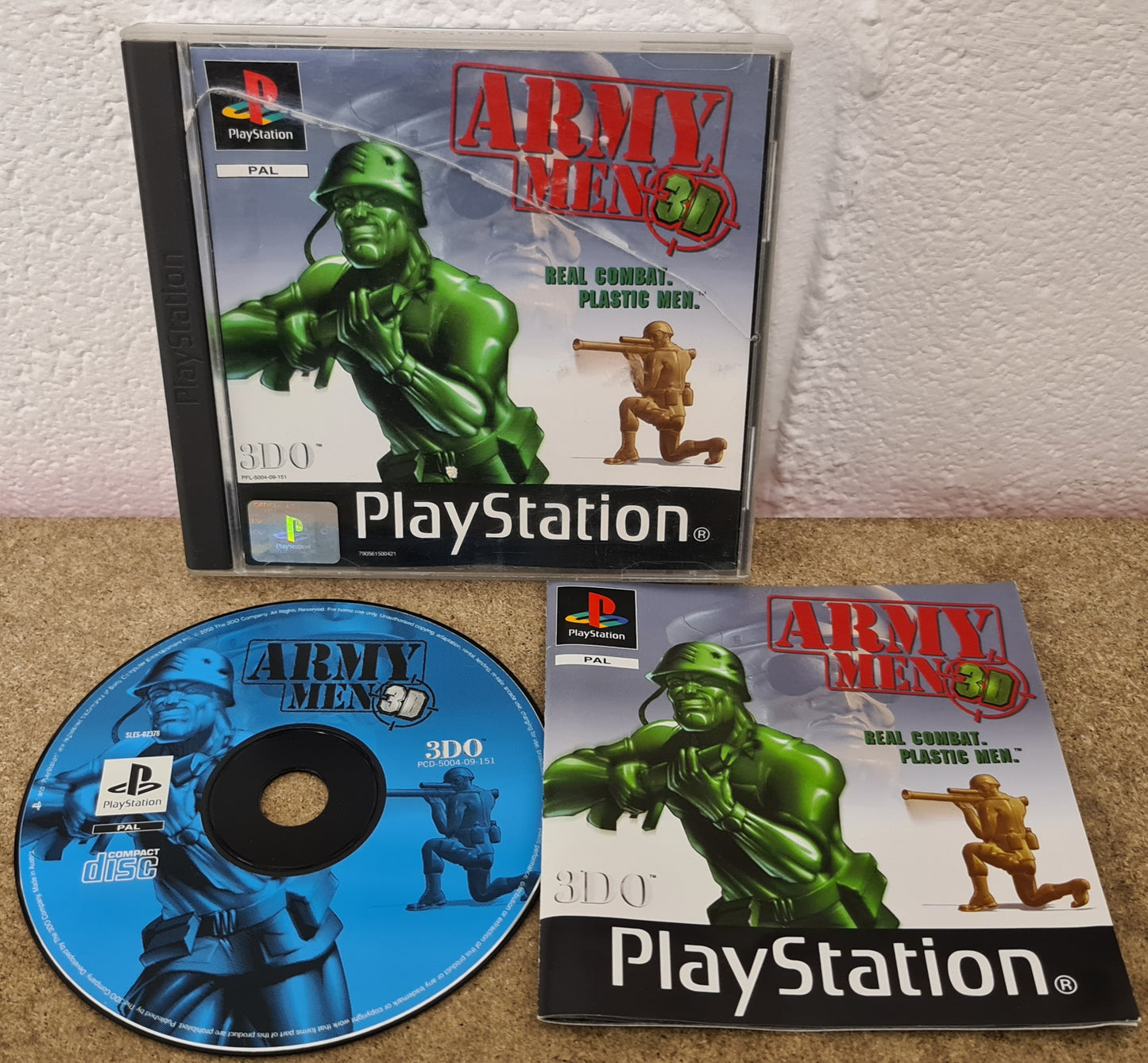 Army Men 3D Sony Playstation 1 (PS1) Game