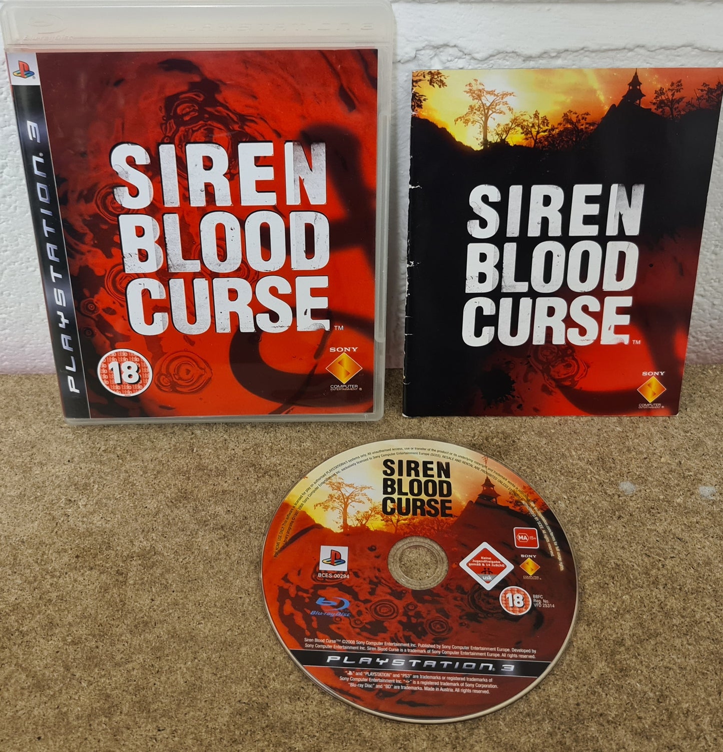 Siren Blood Curse Sony Playstation 3 (PS3) Game