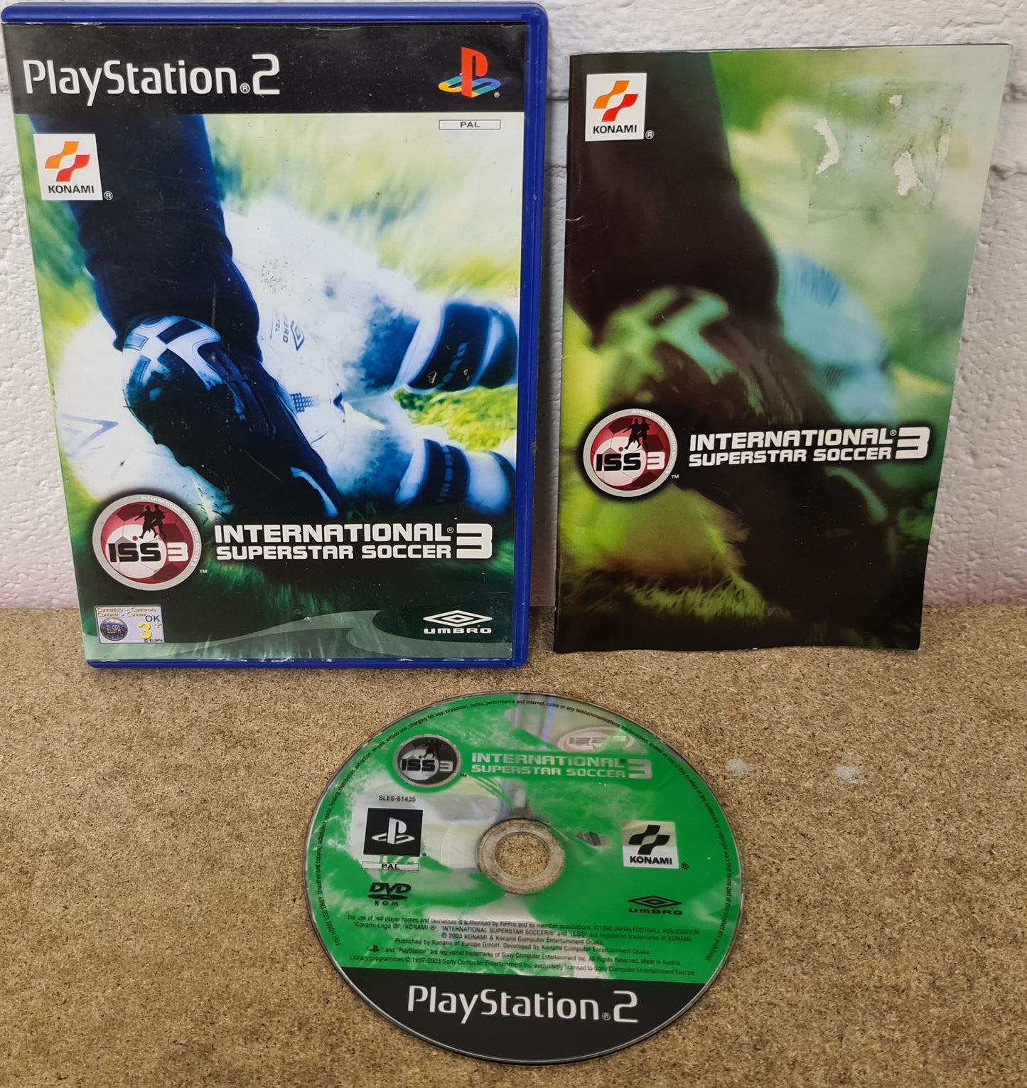 International Superstar Soccer 3 Sony Playstation 2 (PS2) Game