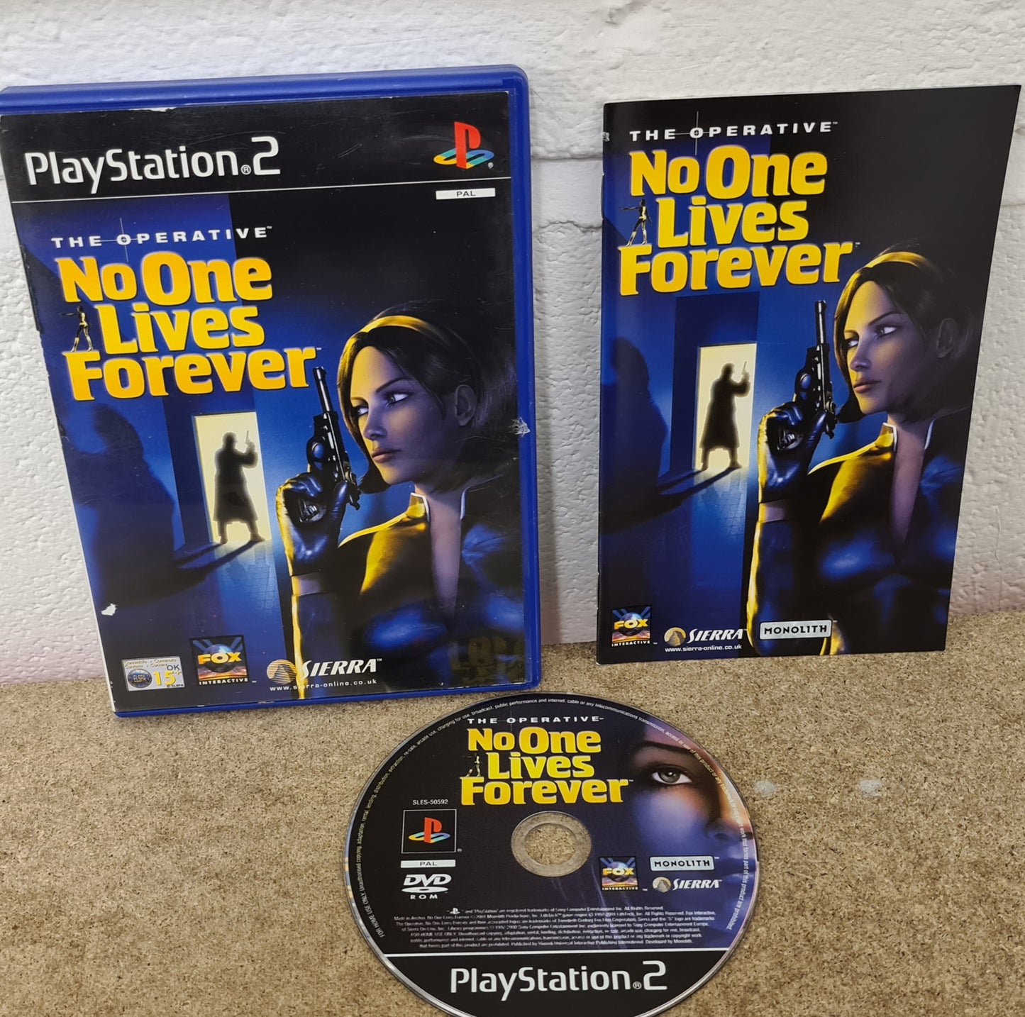 The Operative No One Lives Forever Sony Playstation 2 (PS2) Game