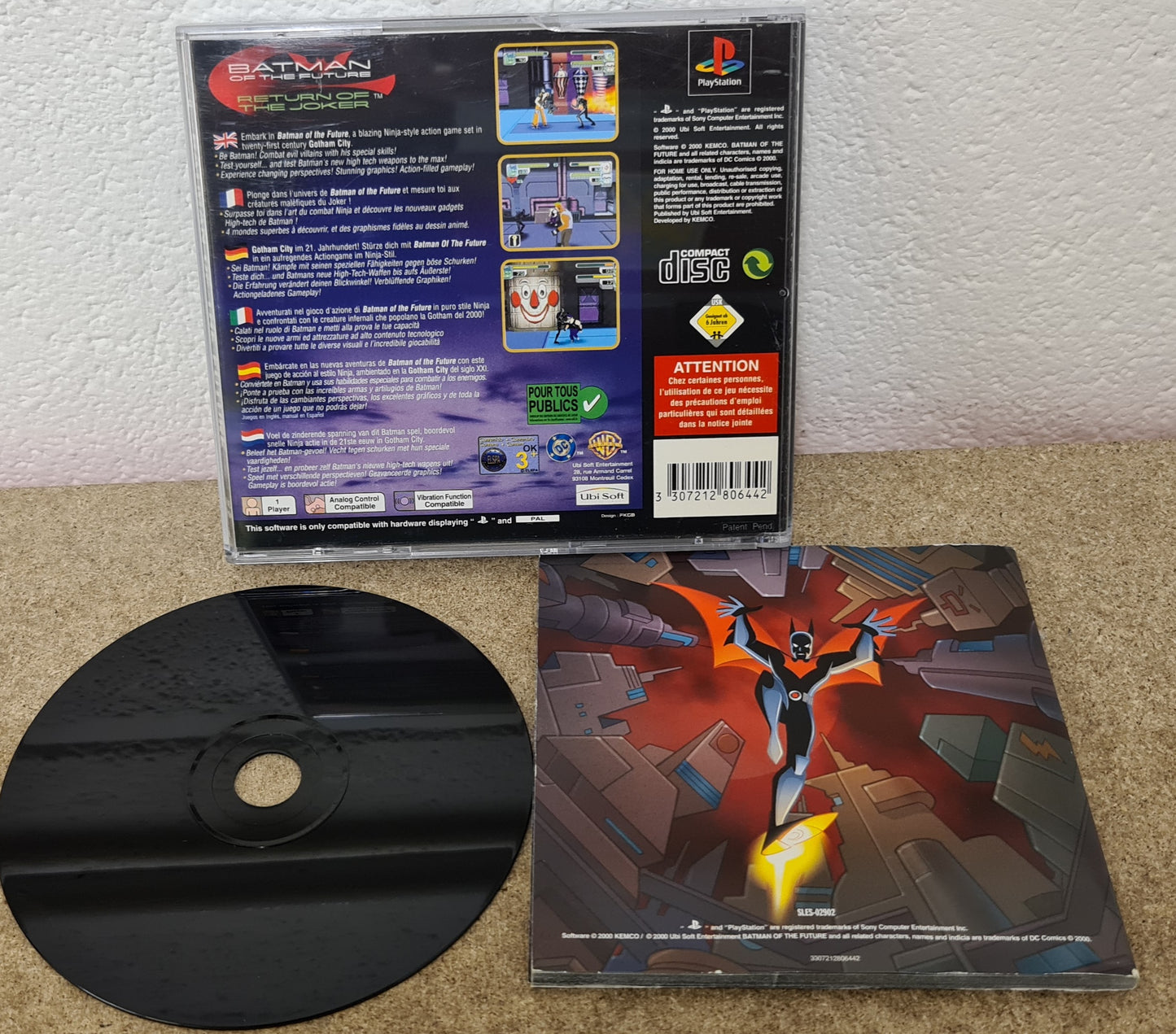 Batman of the Future Return of the Joker Sony Playstation 1 (Ps1) Game