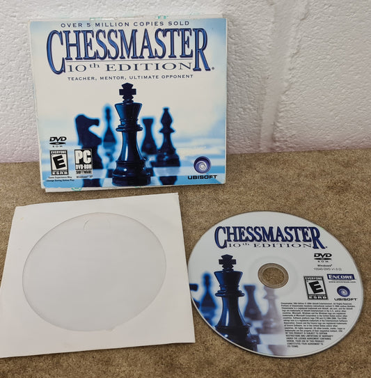 Chessmaster 10th Edition PC Game in RARE Card Case