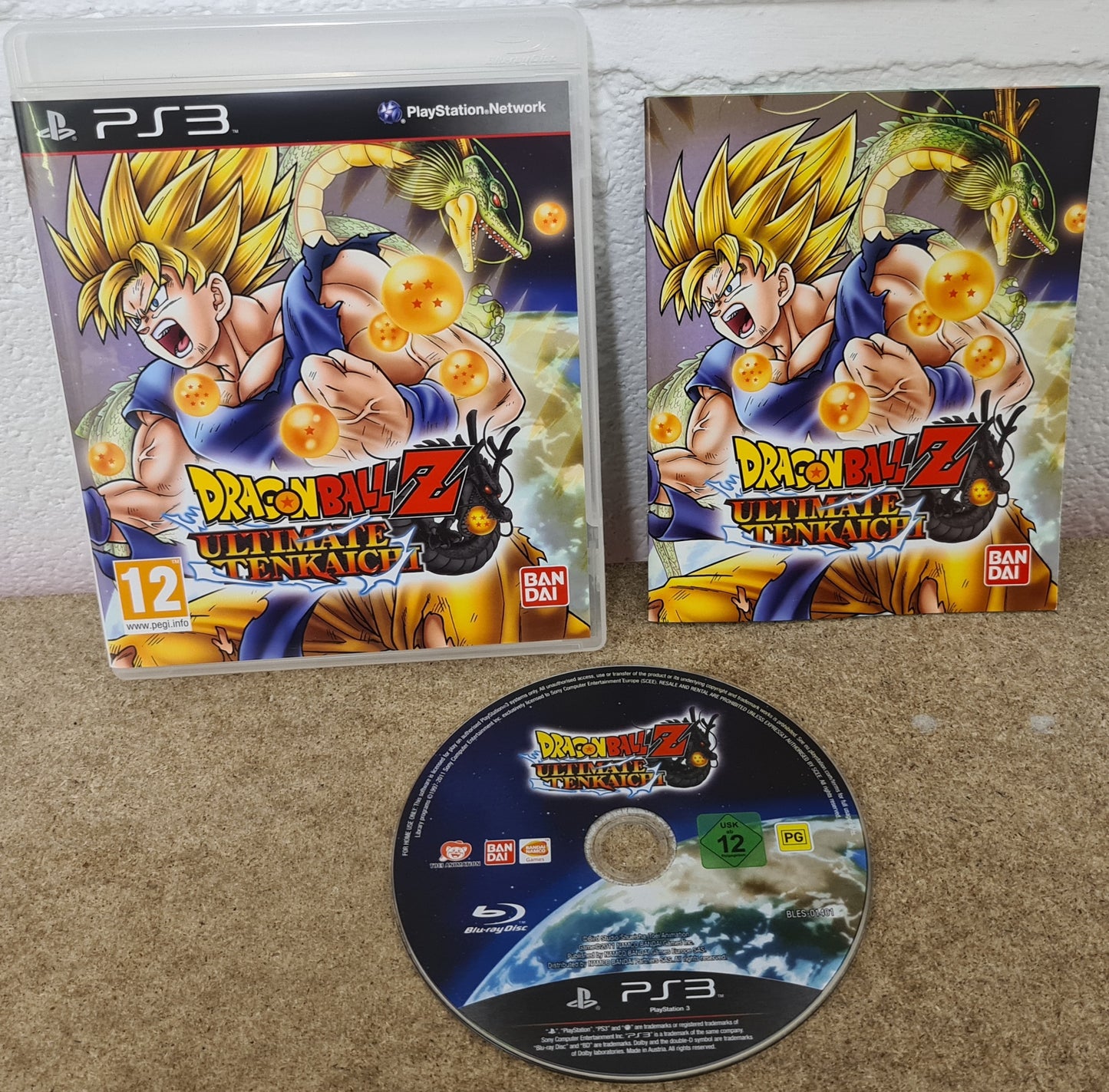 Dragon Ball Z Ultimate Tenkaichi Sony Playstation 3 (PS3) Game