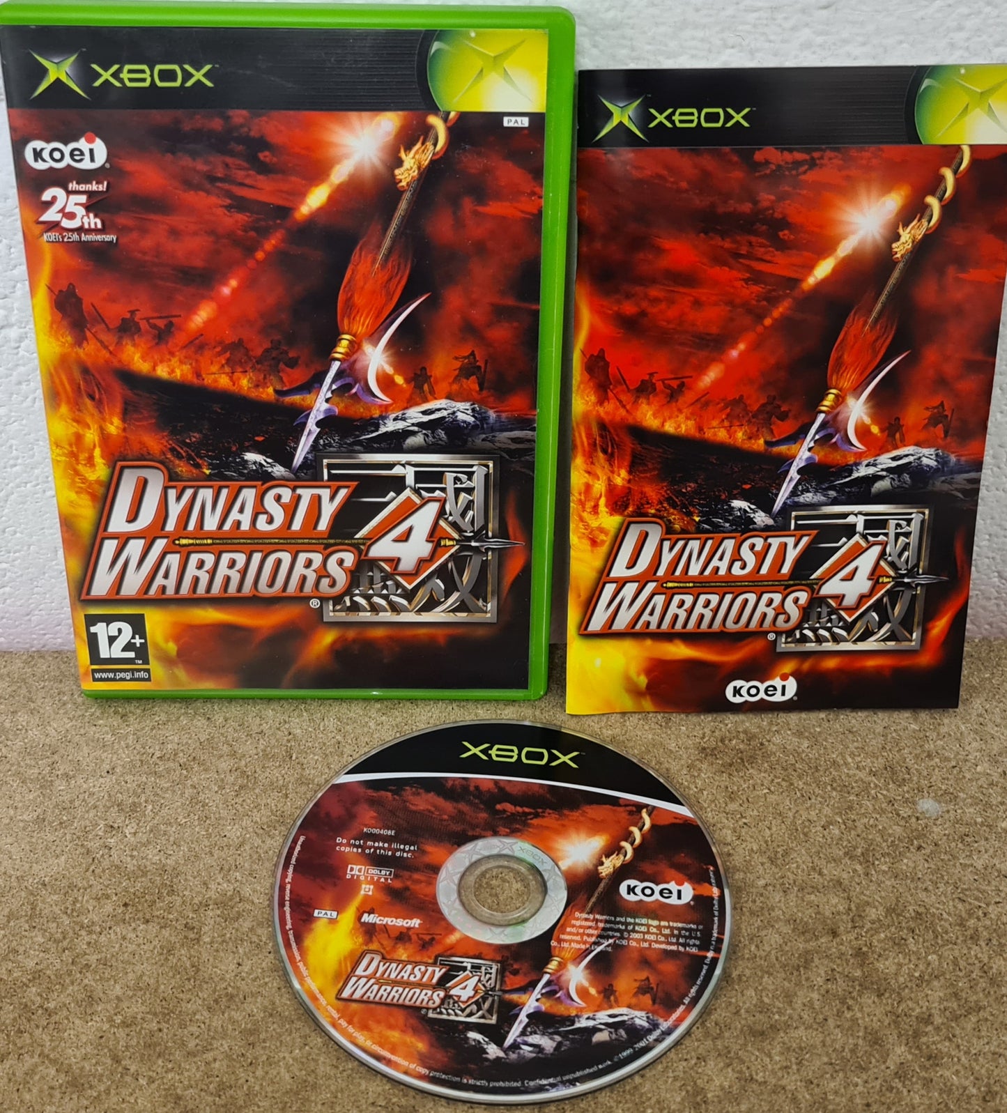 Dynasty Warriors 4 Microsoft Xbox Game