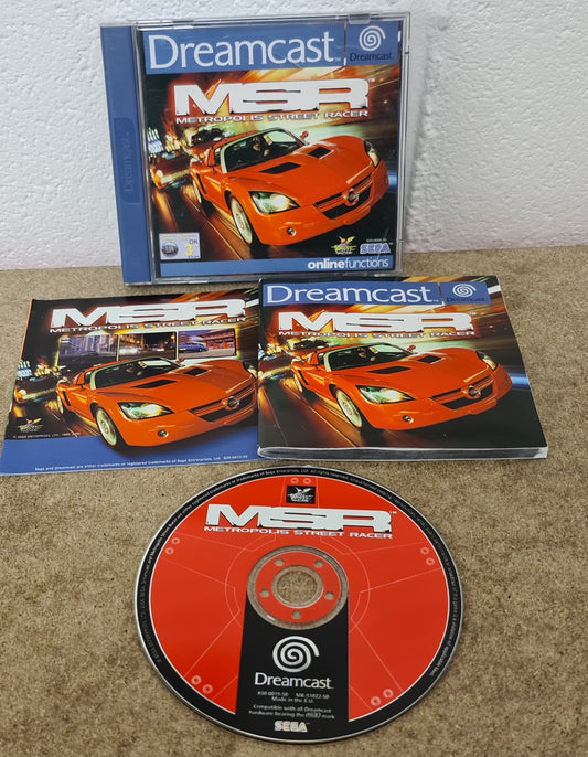 Metropolis Street Racer Sega Dreamcast Game