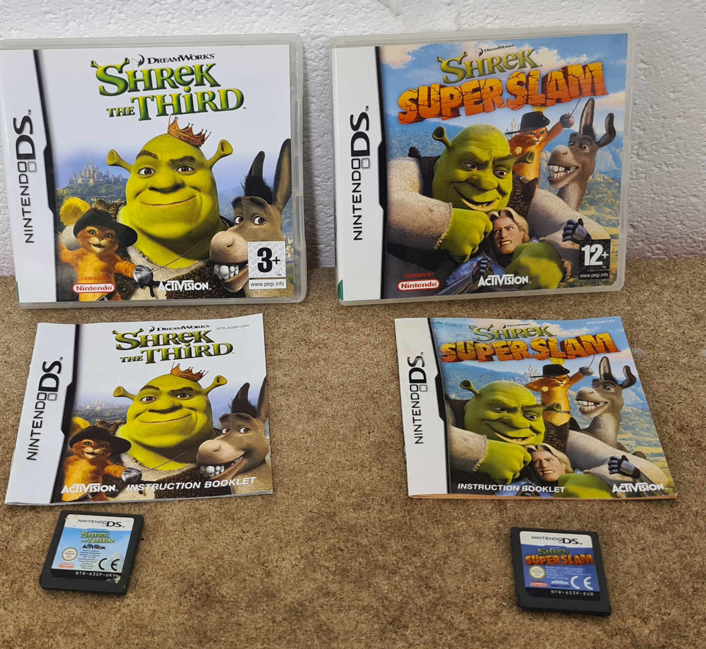 Shrek the Third & Superslam Nintendo DS Game Bundle