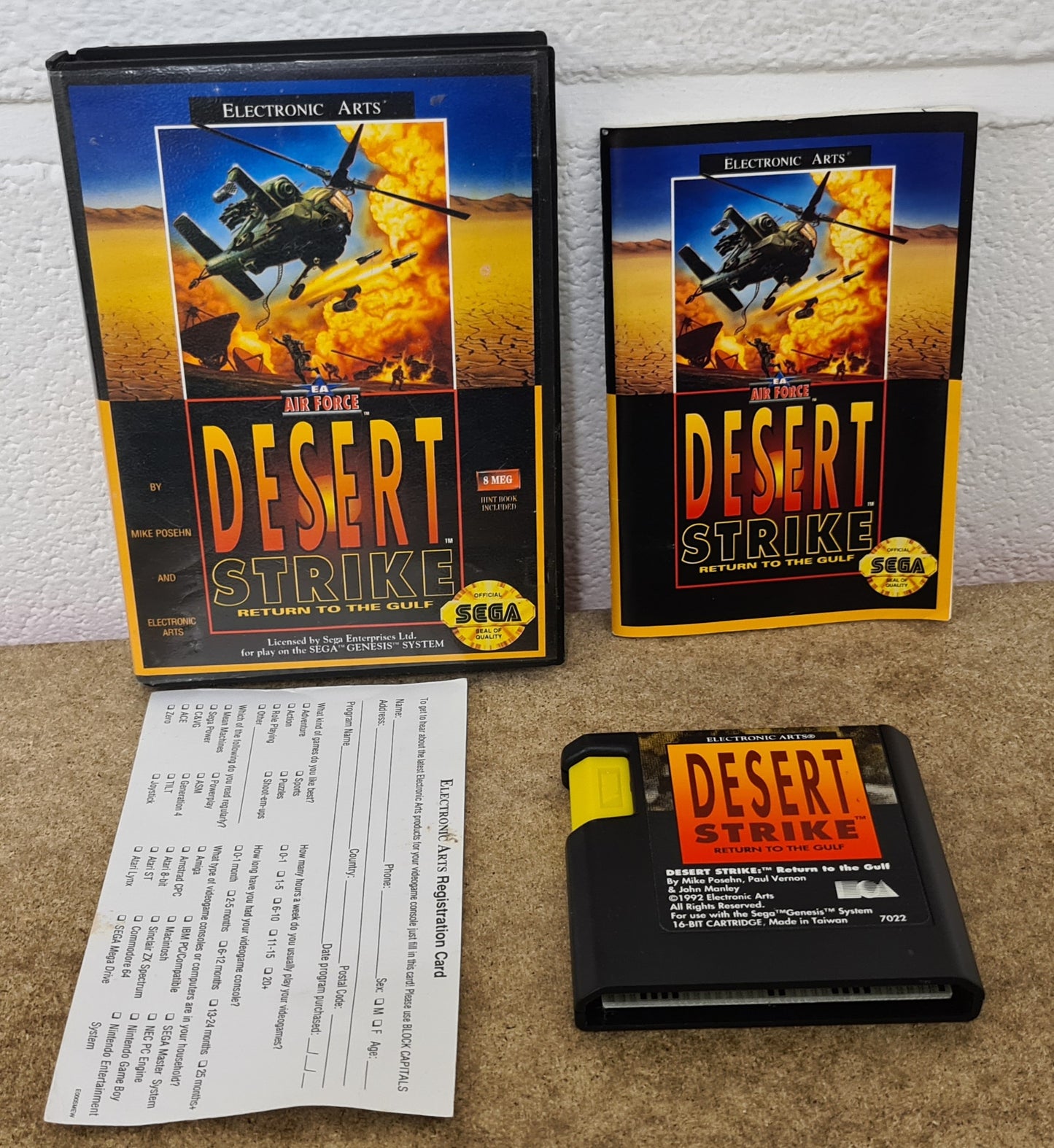 Desert Strike Sega Mega Drive Game