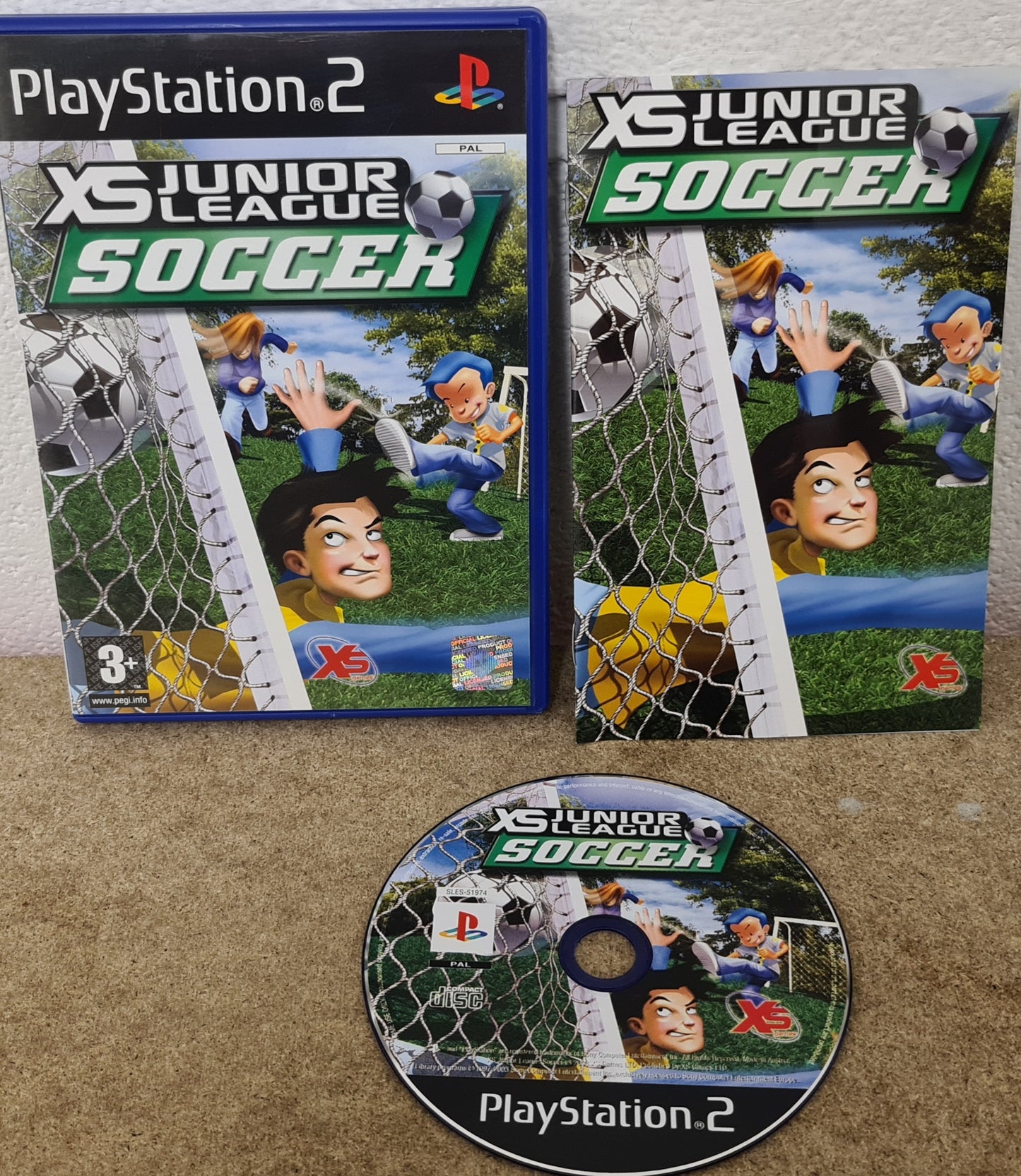 XS Junior League Soccer Sony Playstation 2 (PS2) Game