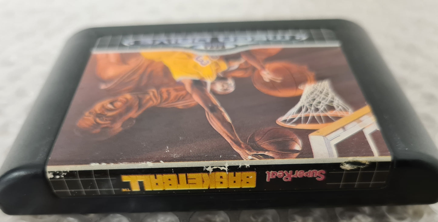 Super Real Basketball Sega Mega Drive Game Cartridge Only
