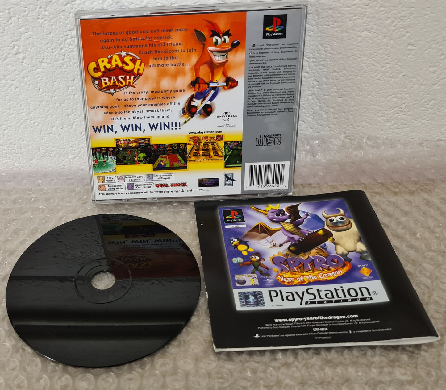 Crash Bash Platinum Sony Playstation 1 (PS1) Game