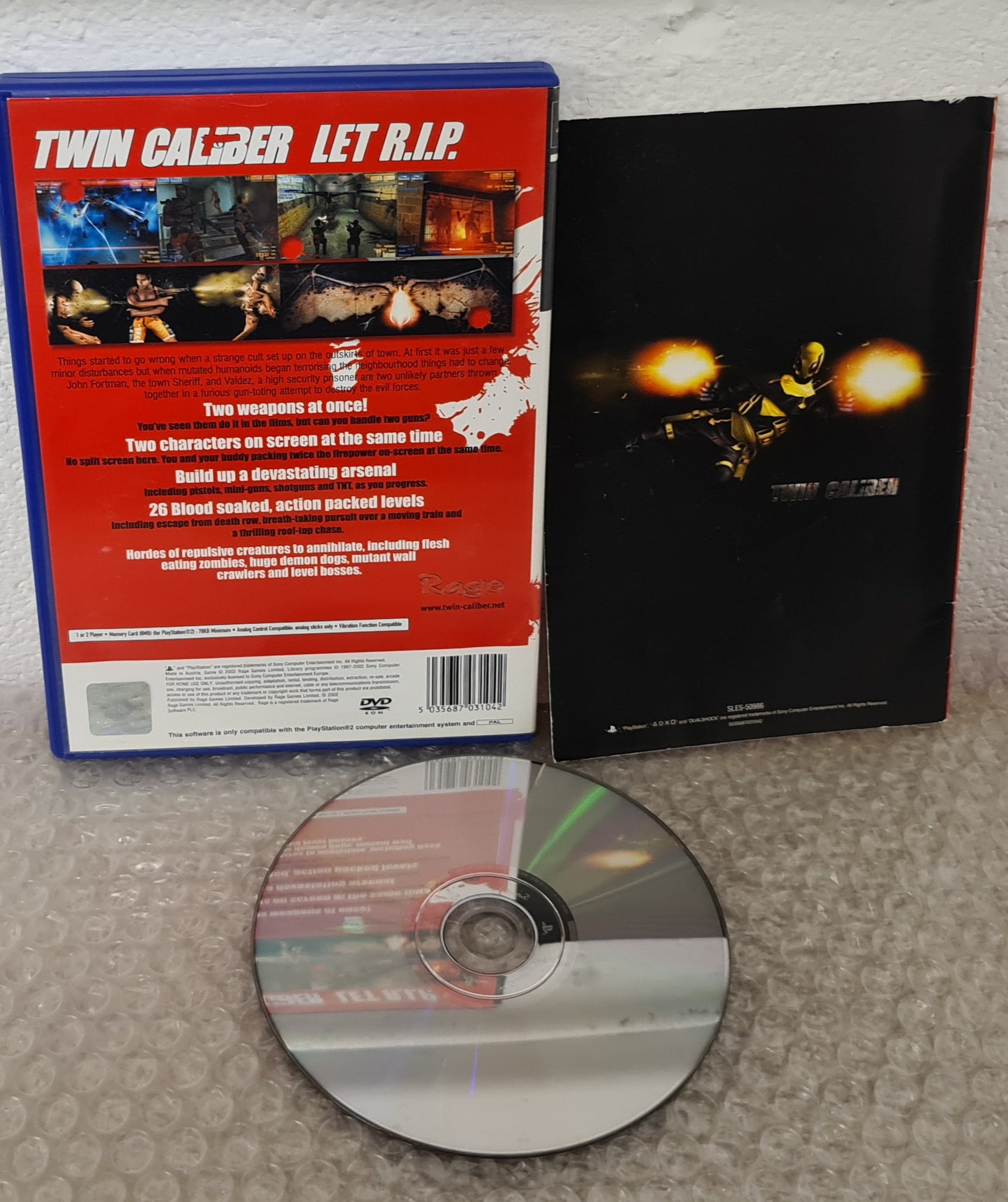 Twin Caliber Sony Playstation 2 (PS2) Game