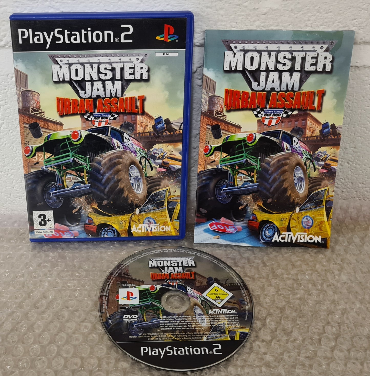 Monster Jam Urban Assault Sony Playstation 2 (PS2) Game