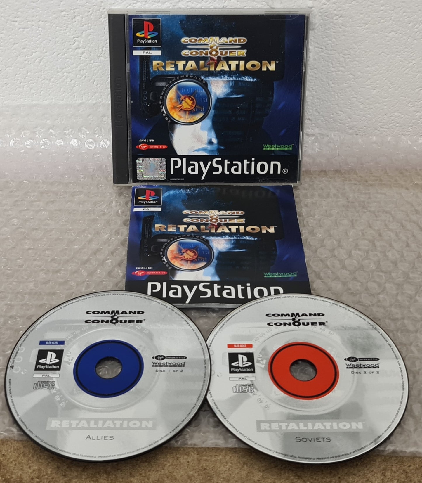 Command & Conquer Retaliation Sony Playstation 1 (PS1) Game