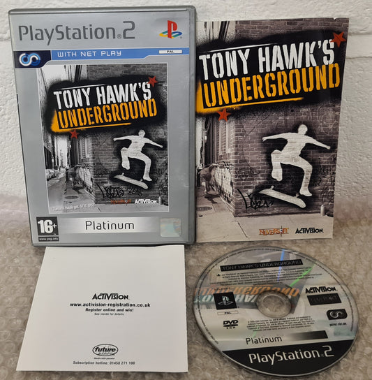 Tony Hawk's Underground Platinum Sony Playstation 2 (PS2) Game