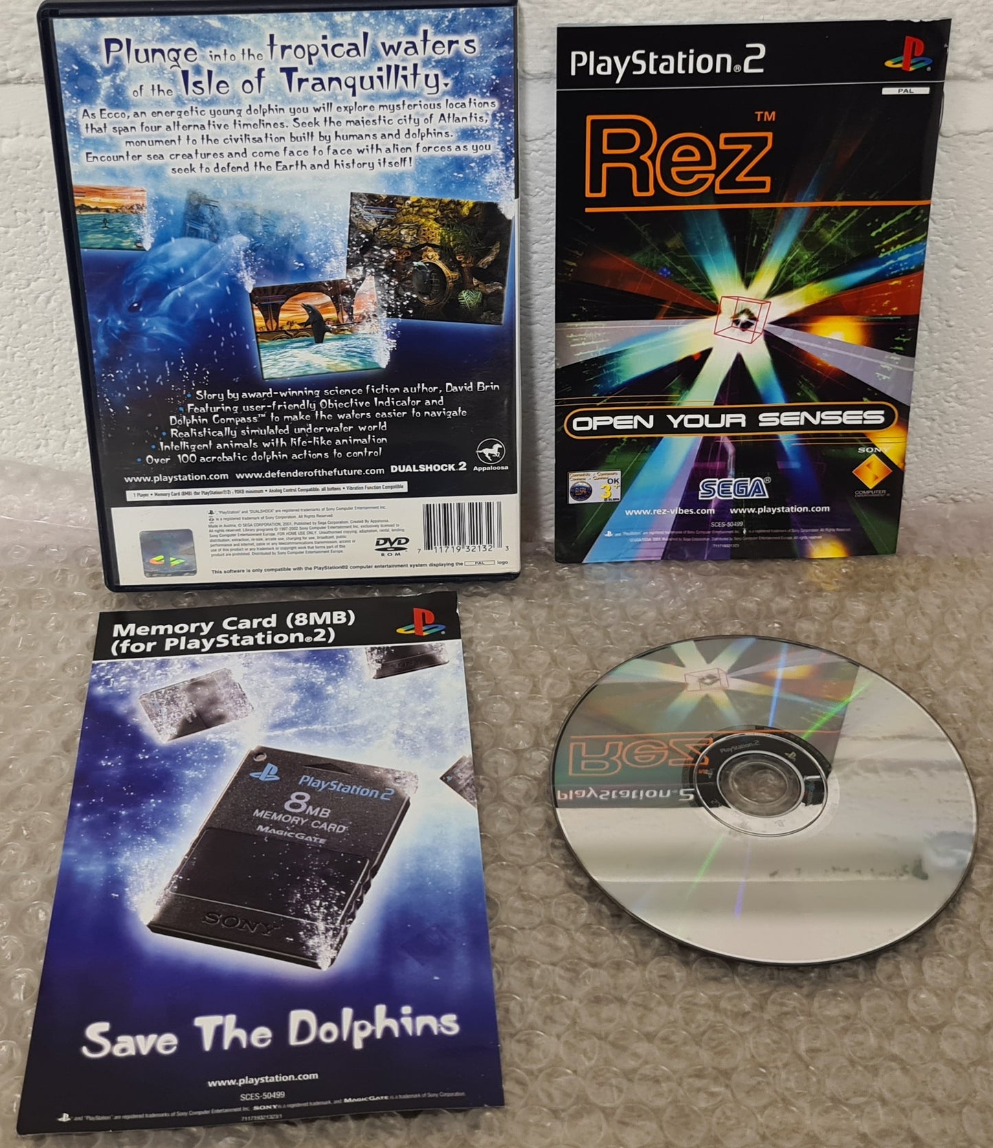 Ecco the Dolphin Defender of the Future Sony Playstation 2 (PS2) Game