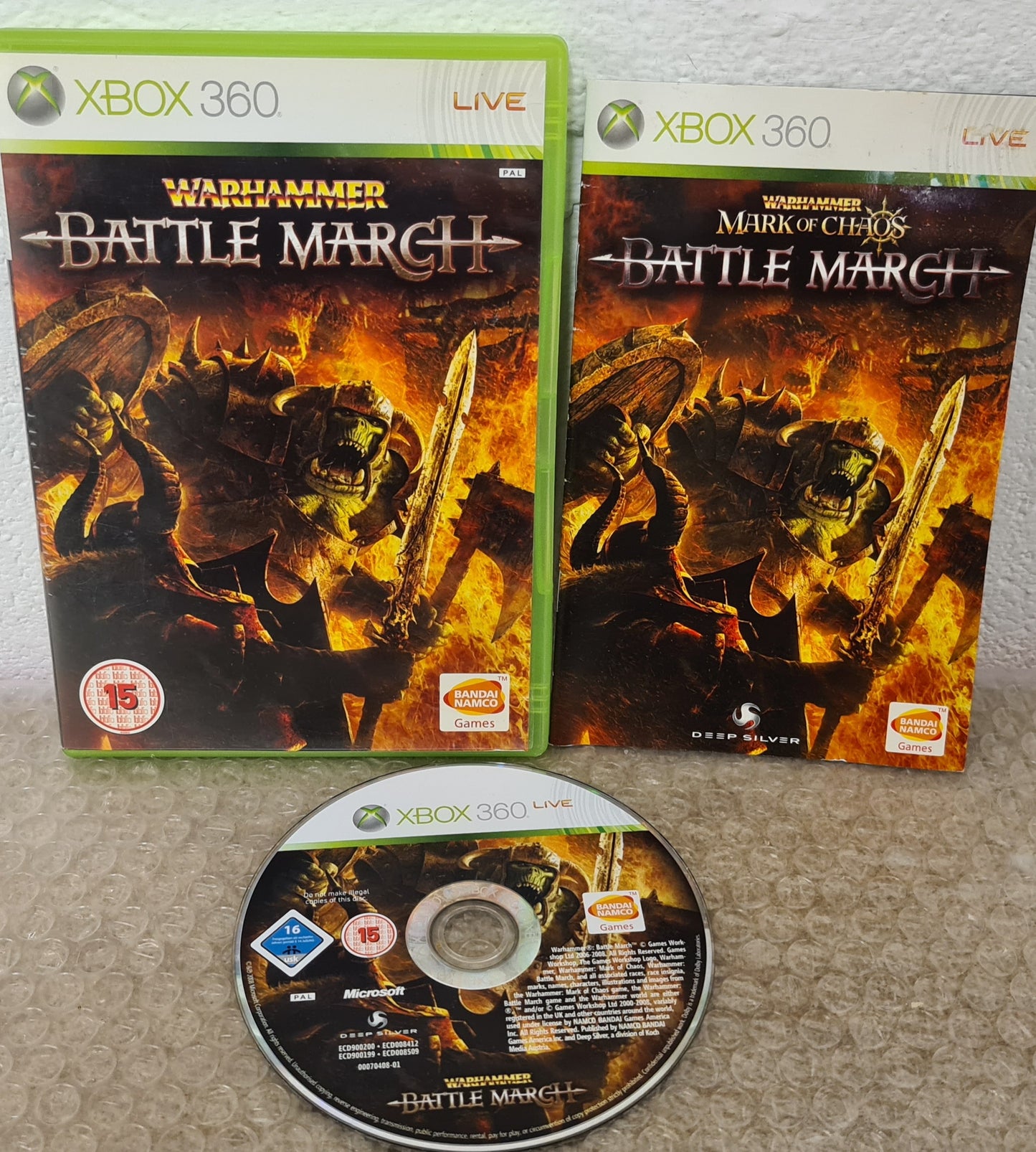 Warhammer Battle March Microsoft Xbox 360 Game