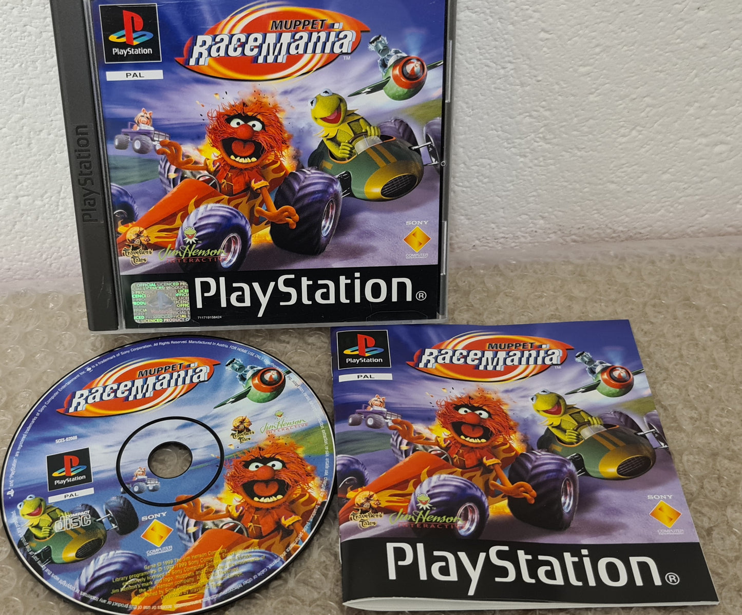 Muppet Racemania Sony Playstation 1 (PS1) Game