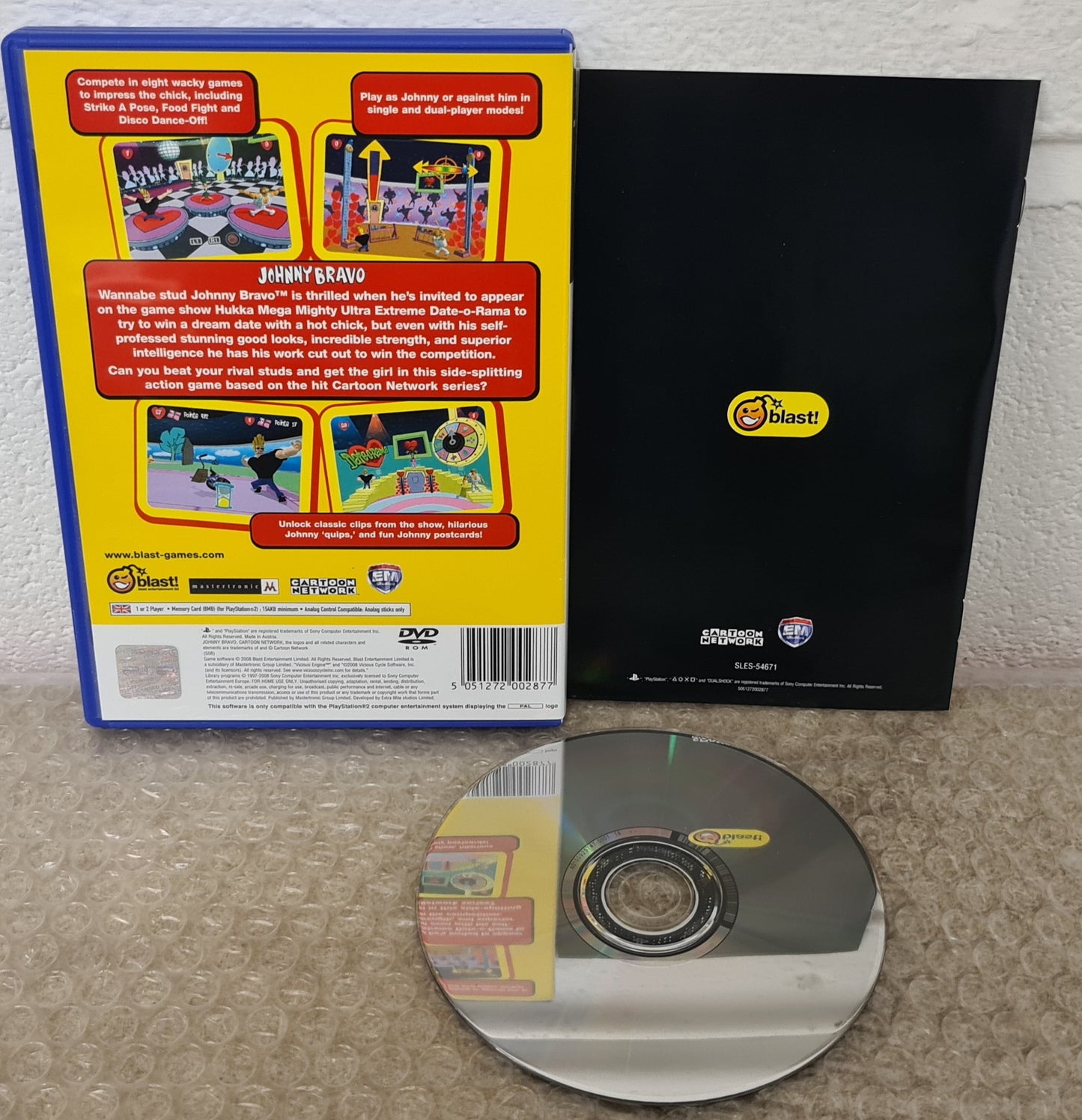 Johnny Bravo Date-O-Rama Sony Playstation 2 (PS2) Game – Retro Gamer Heaven