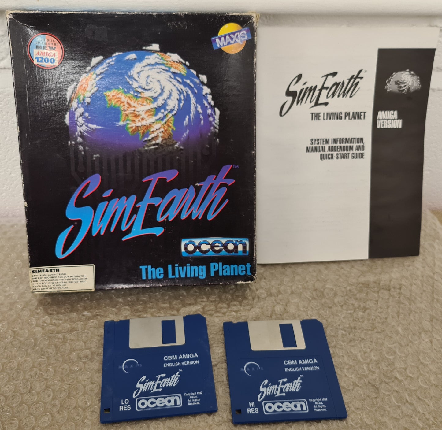 SimEarth Amiga Game