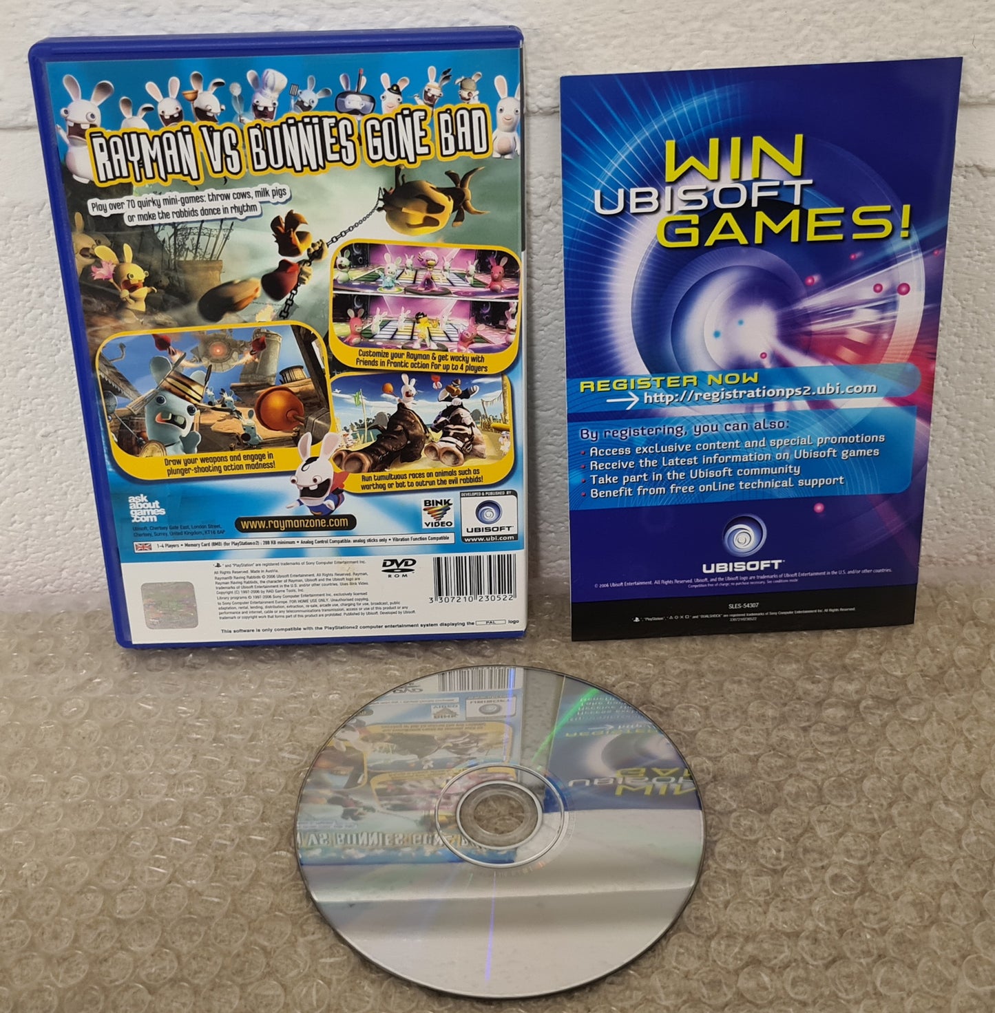 Rayman Raving Rabbids Sony Playstation 2 (PS2) Game