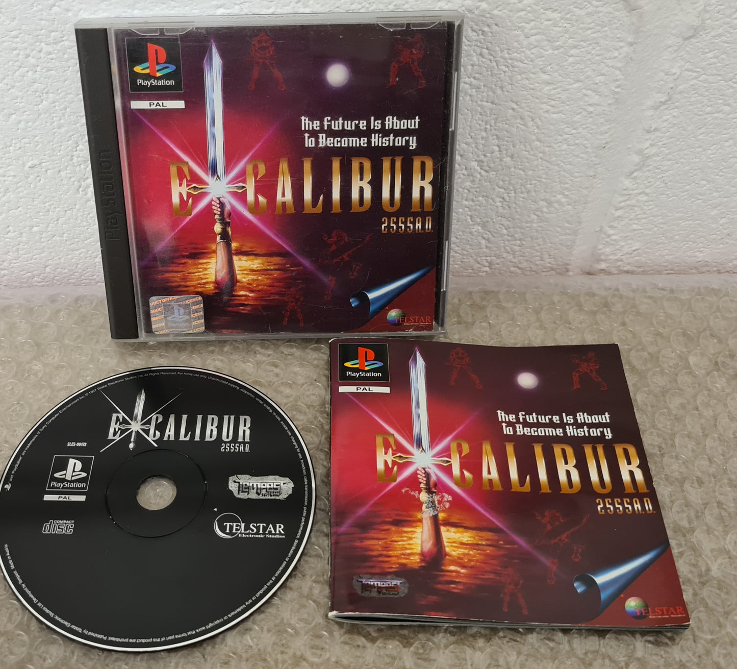 Excalibur 2555 A.D Sony Playstation 1 (PS1) Game