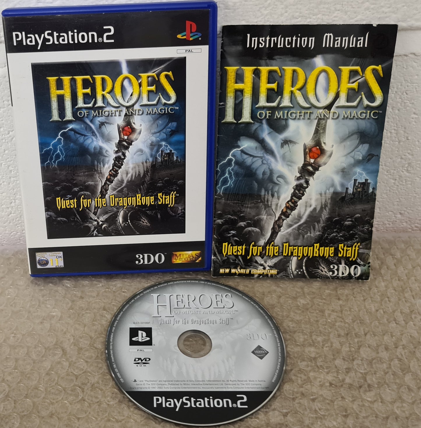 Heroes of Might and Magic Sony Playstation 2 (PS2) Game