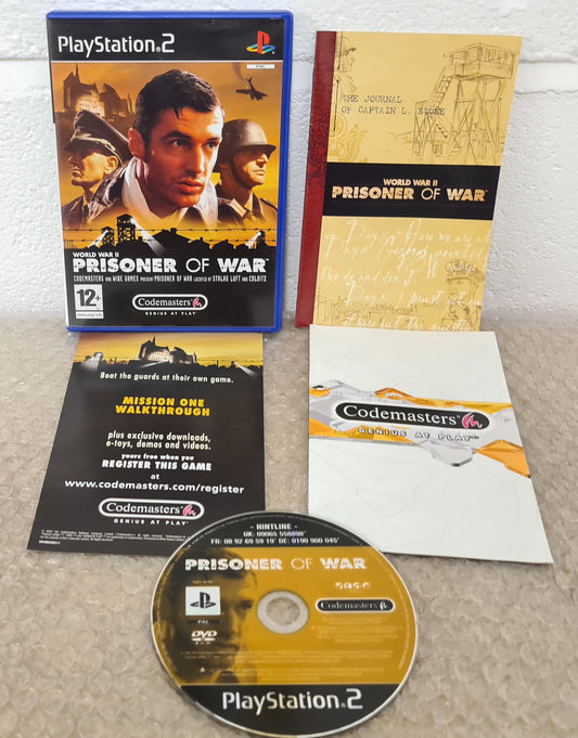 World War II Prisoner of War Sony Playstation 2 (PS2) Game