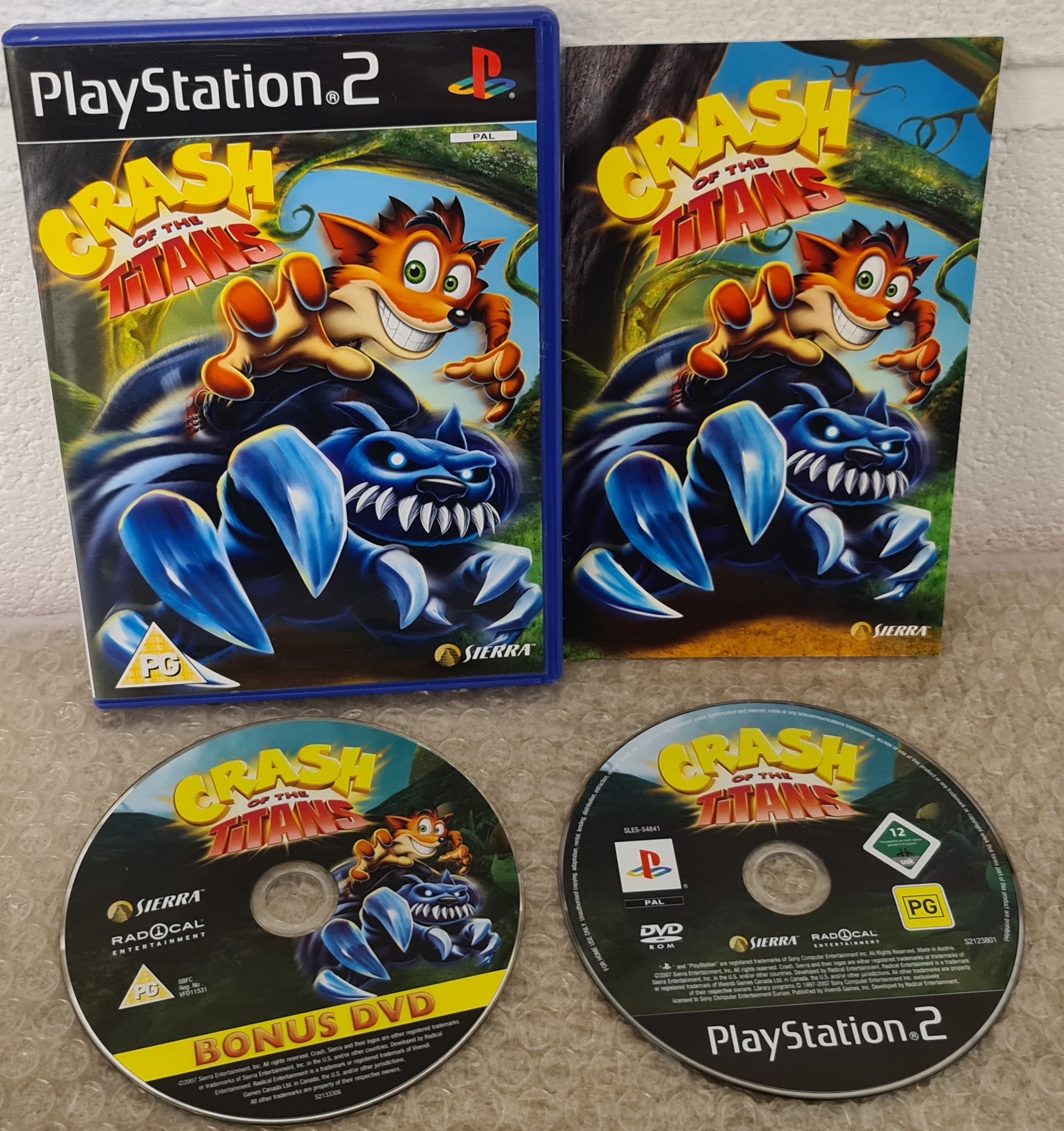 Crash of the Titans with Bonus DVD Sony Playstation 2 (PS2) Game – Retro  Gamer Heaven