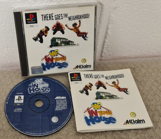 WWF In Your House Sony Playstation 1 (PS1) RARE Game