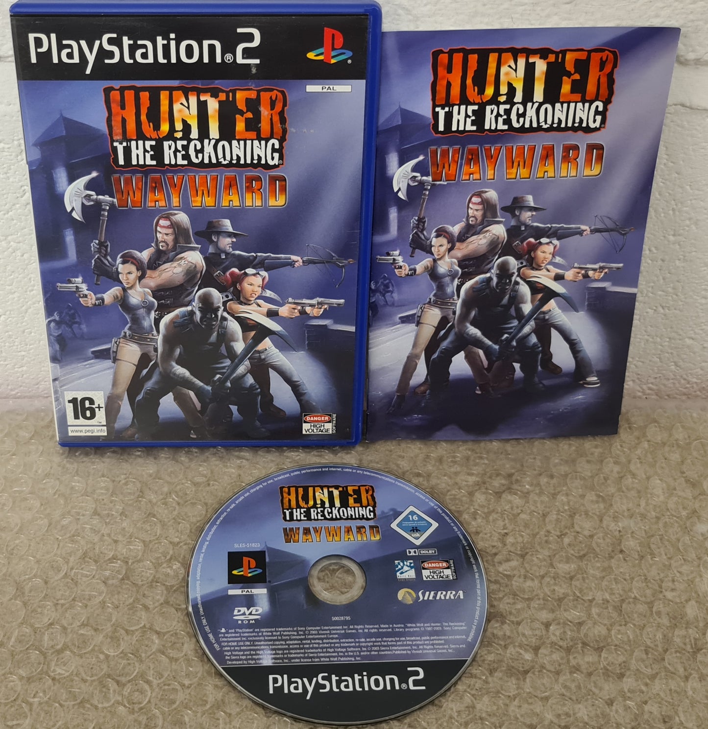 Hunter the Reckoning Wayward Sony Playstation 2 (PS2) Game