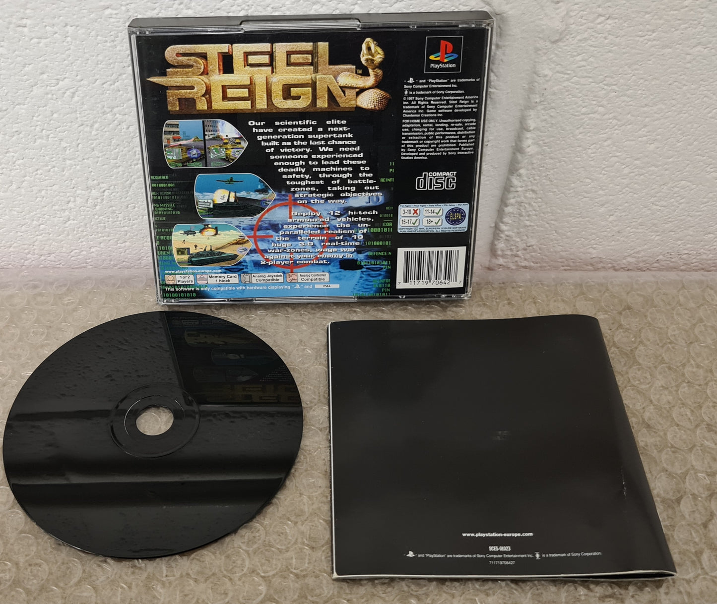 Steel Reign Sony Playstation 1 (PS1) Game