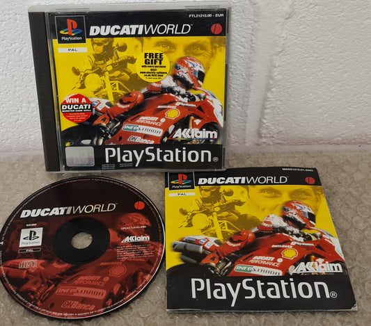 Ducati World Sony Playstation 1 (PS1) Game
