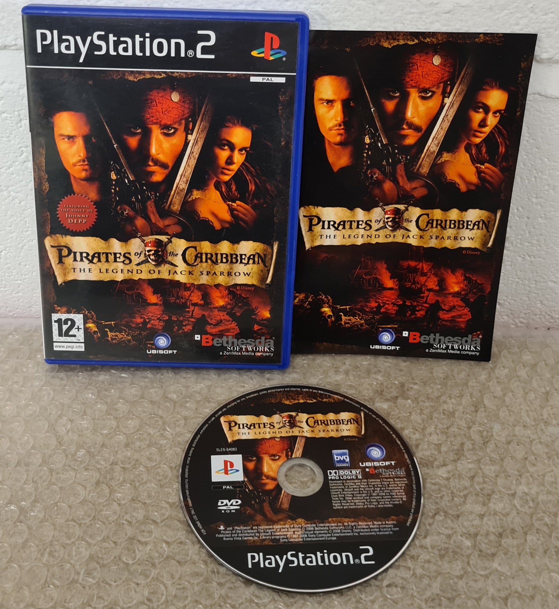 Pirates of the Caribbean the Legend of Jack Sparrow Sony PlayStation 2  (PS2) Game