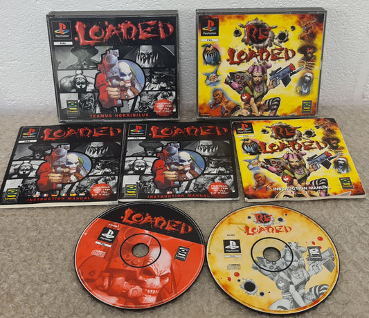 Loaded & Reloaded Sony Playstation 1 (PS1) Game Bundle
