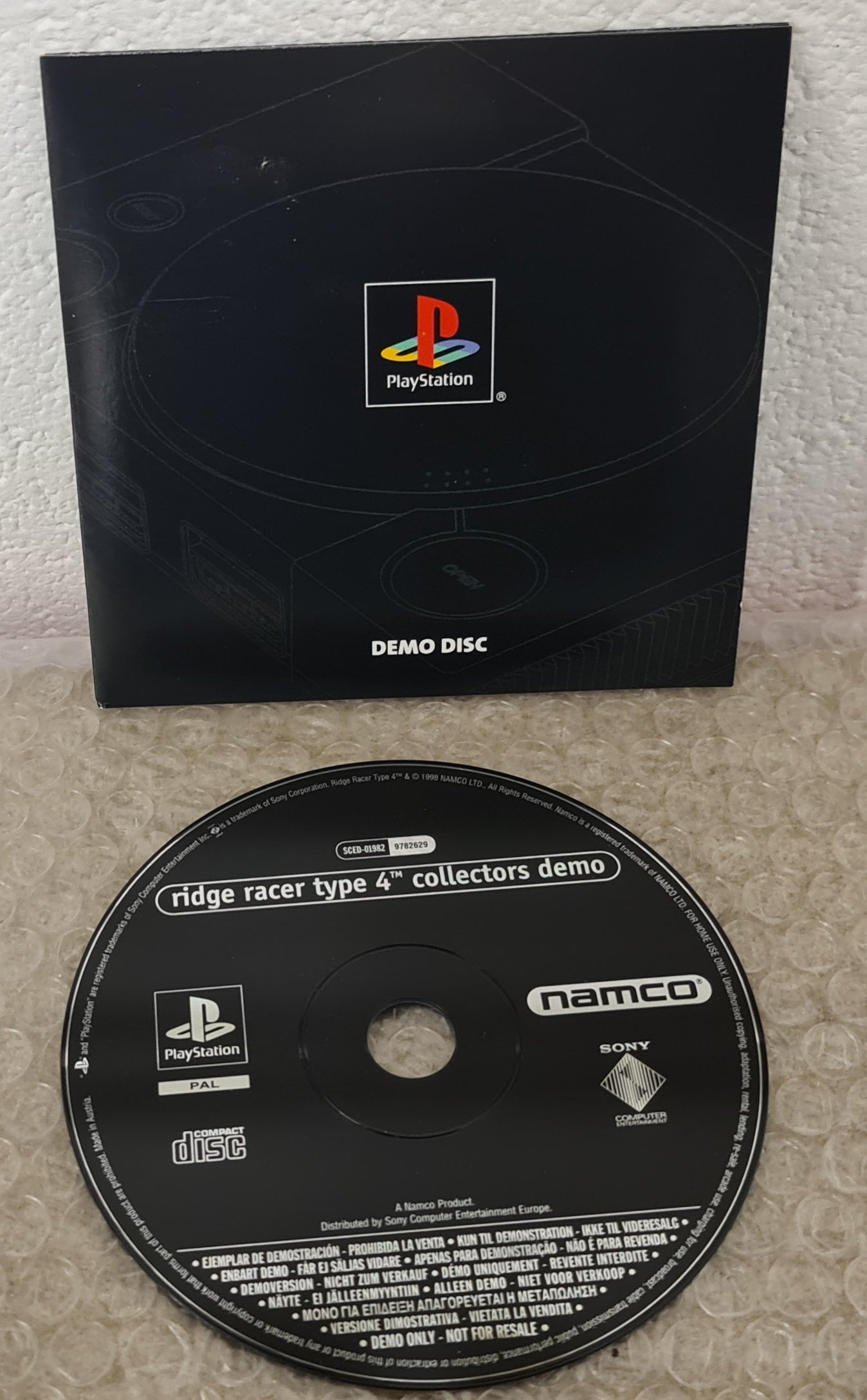 Ridge Racer Type 4 Collector's Demo Sony Playstation 1 Game