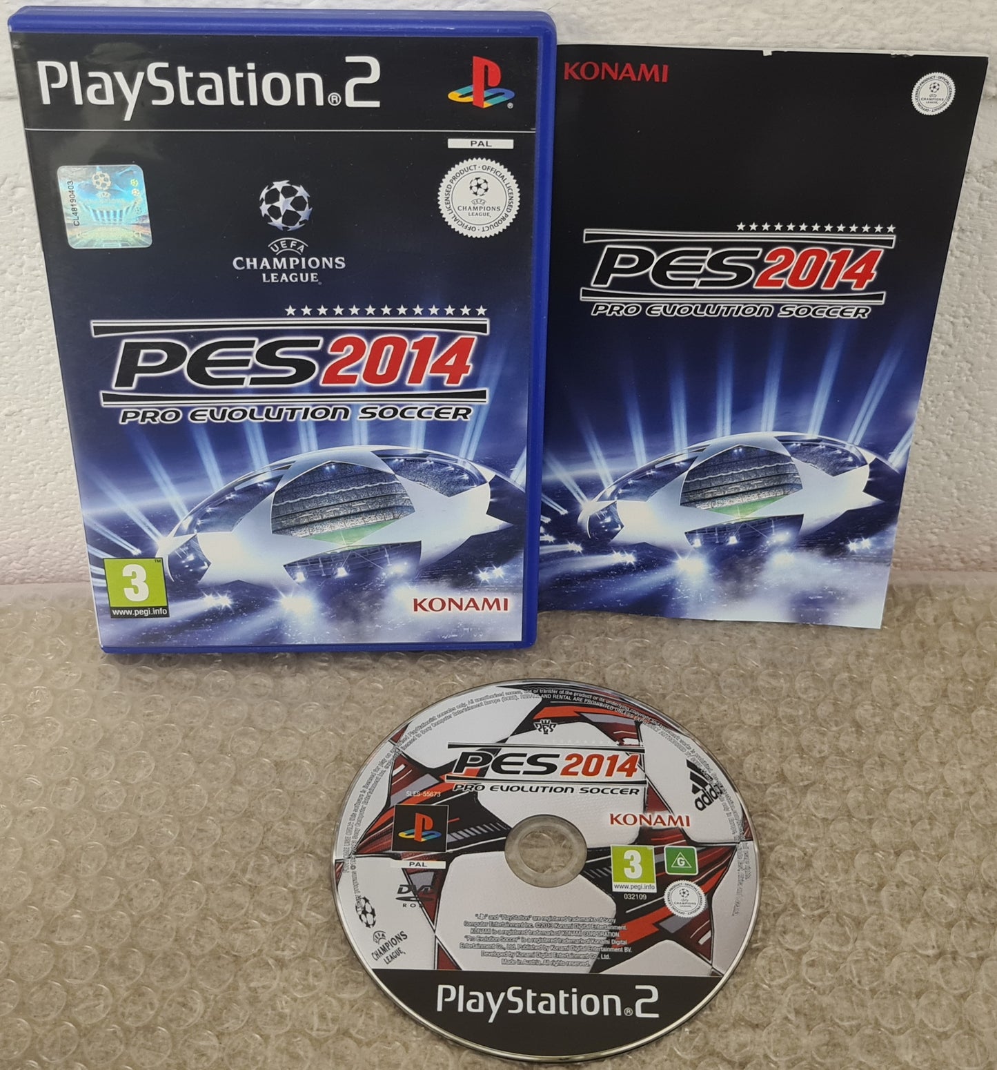 PES Pro Evolution Soccer 2014 Sony Playstation 2 (PS2) RARE Game