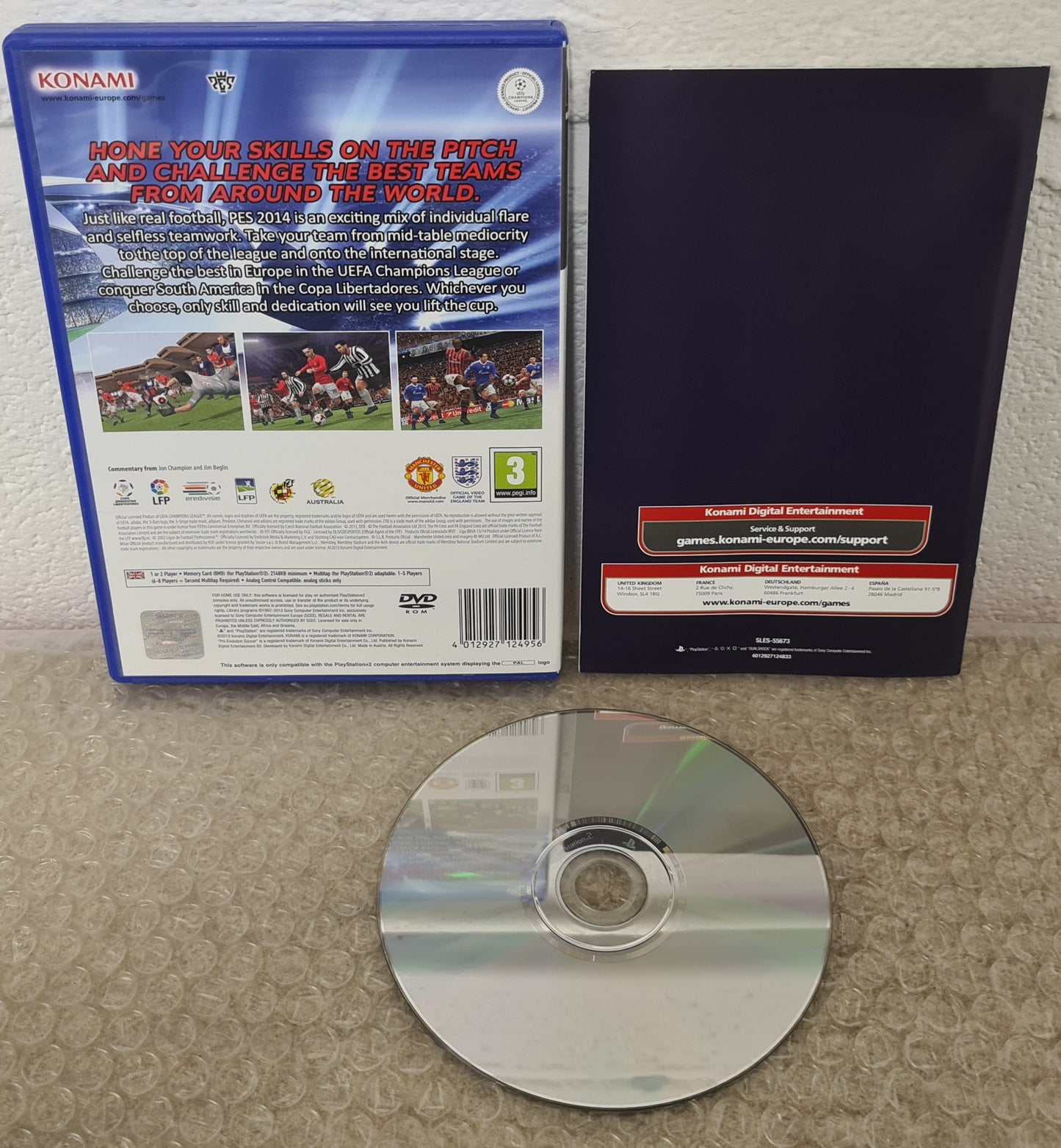 PES Pro Evolution Soccer 2014 Sony Playstation 2 (PS2) RARE Game