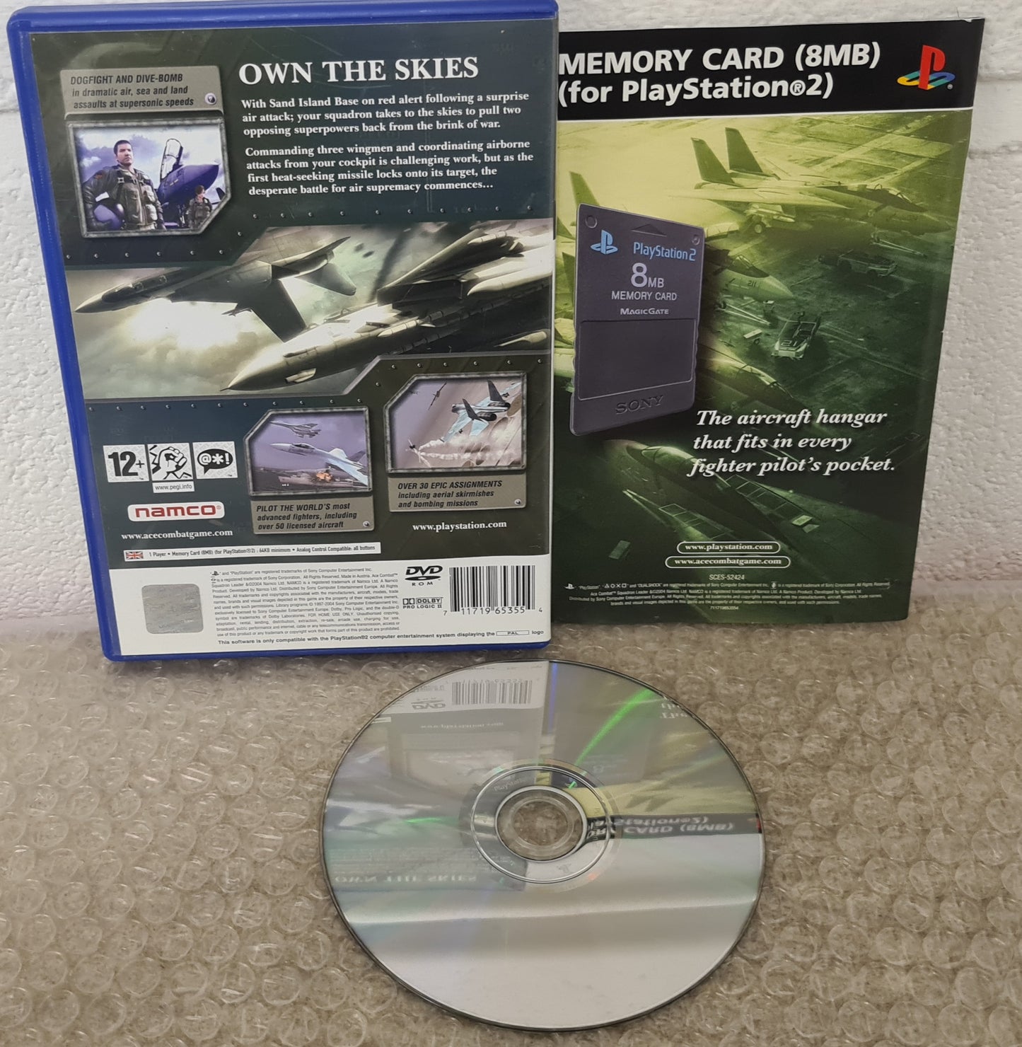 Ace Combat Squadron Leader Sony Playstation 2 (PS2) Game