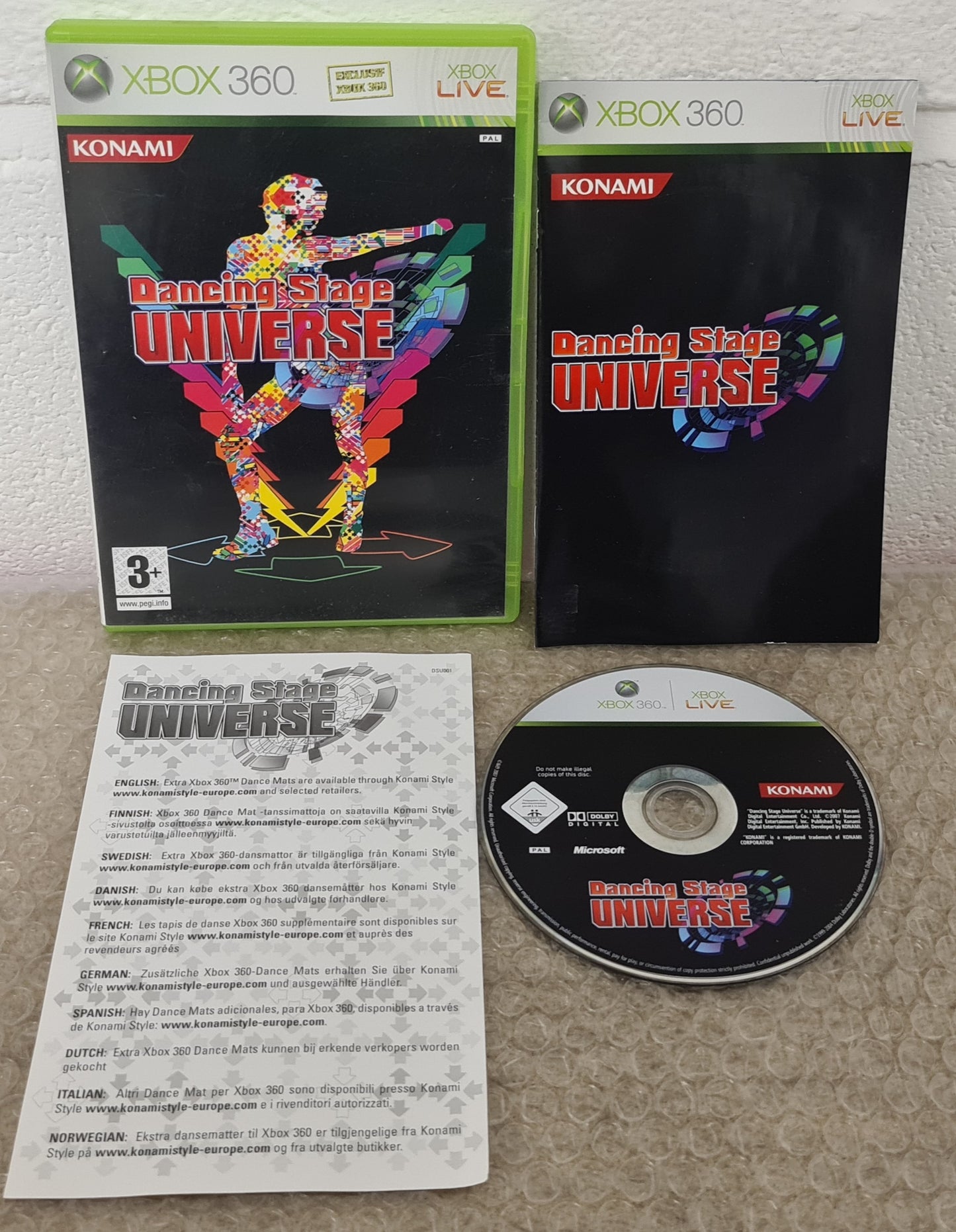 Dancing Stage Universe Microsoft Xbox 360 Game