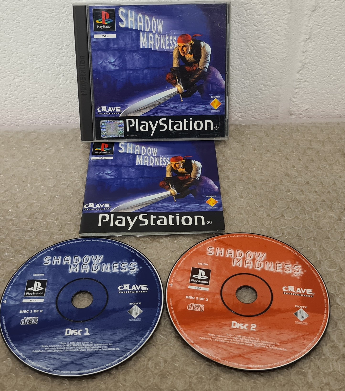 Shadow Madness Sony Playstation 1 (PS1) Game