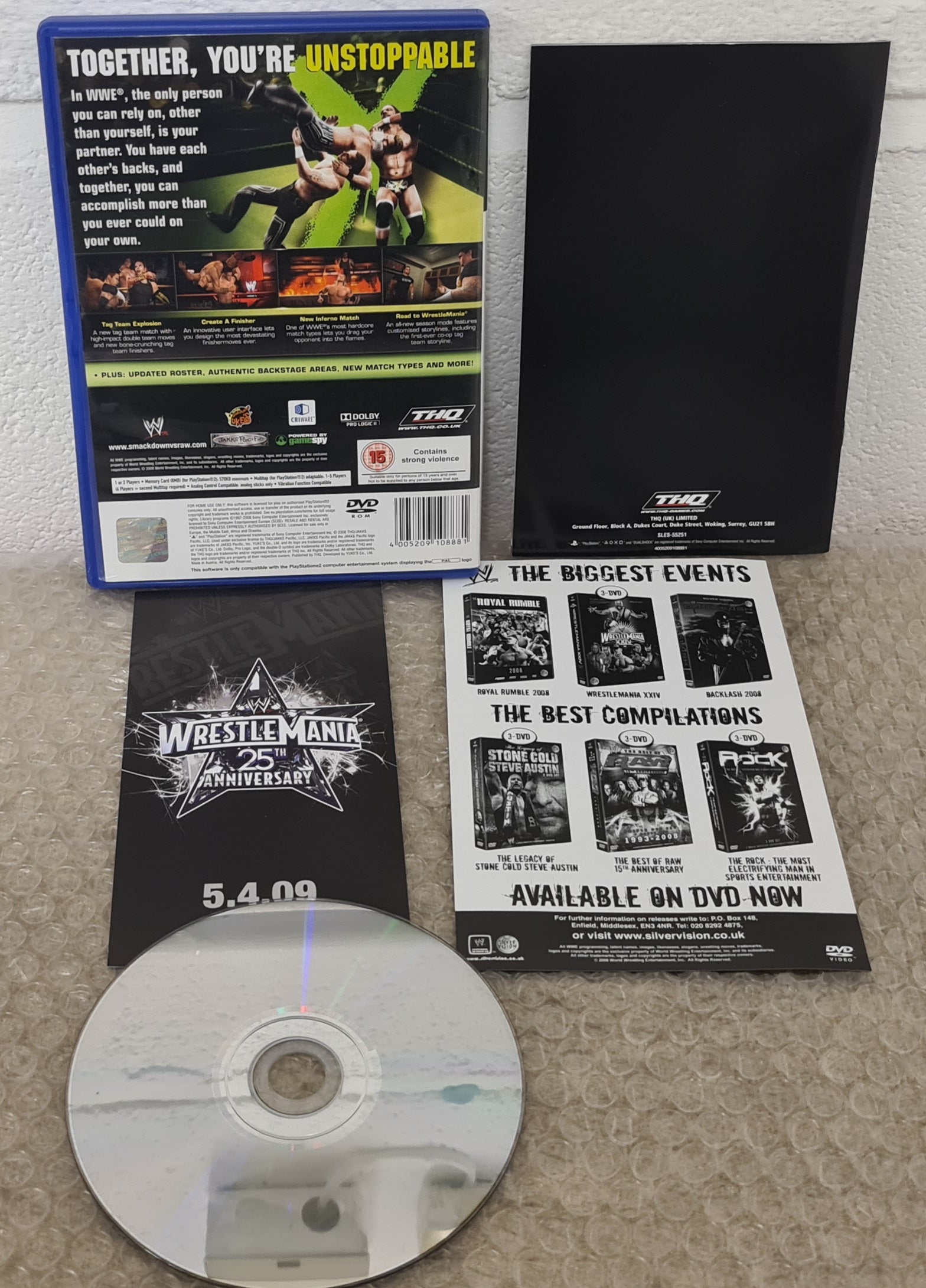 Game　Gamer　Heaven　Playstation　2009　VS　WWE　–　Raw　(PS2)　Sony　SmackDown　Retro
